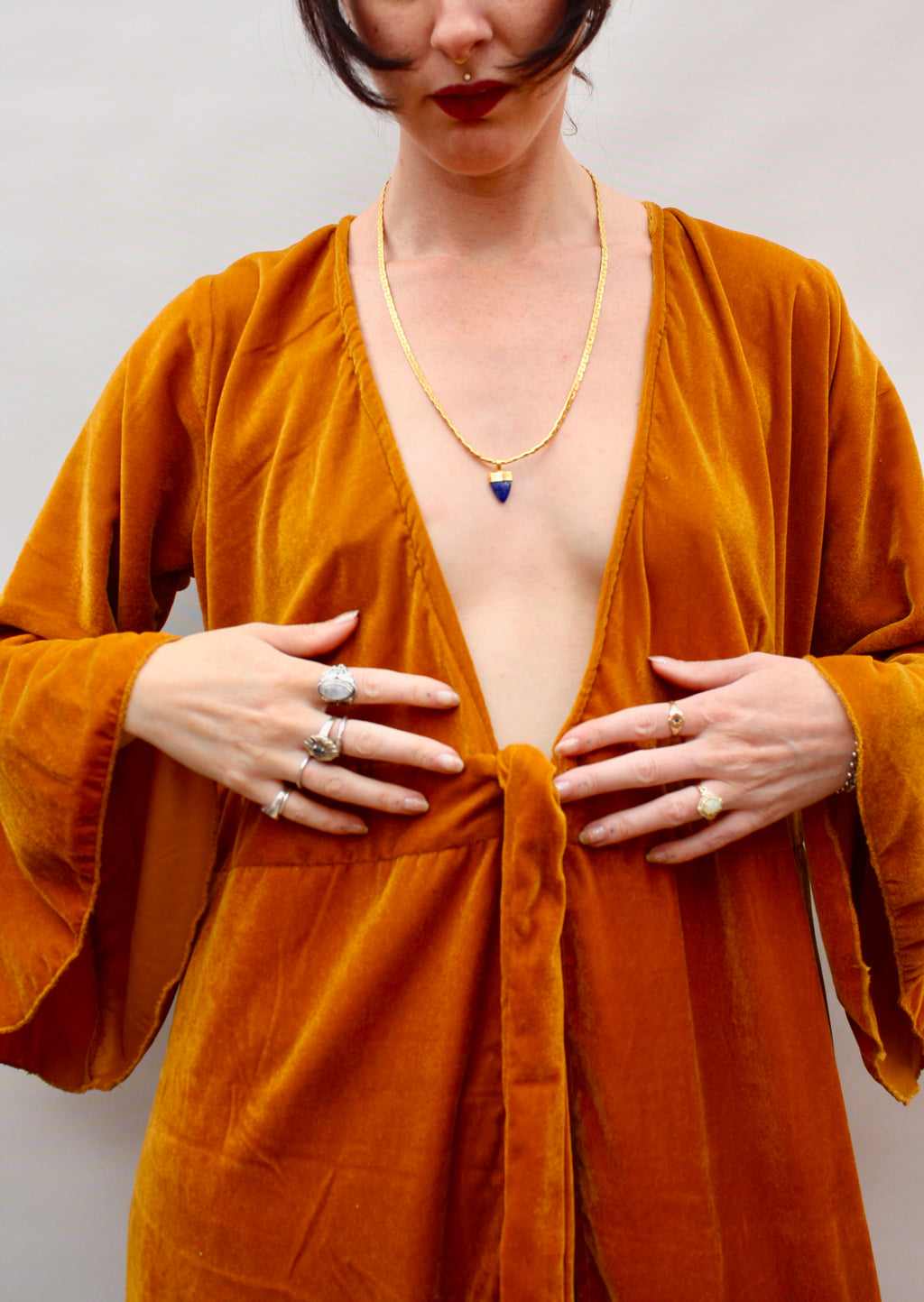 Lapis Lazuli Gold Necklace