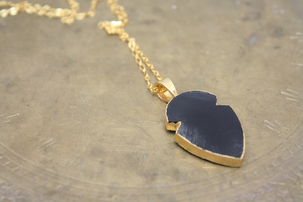 Onyx Gold Necklace