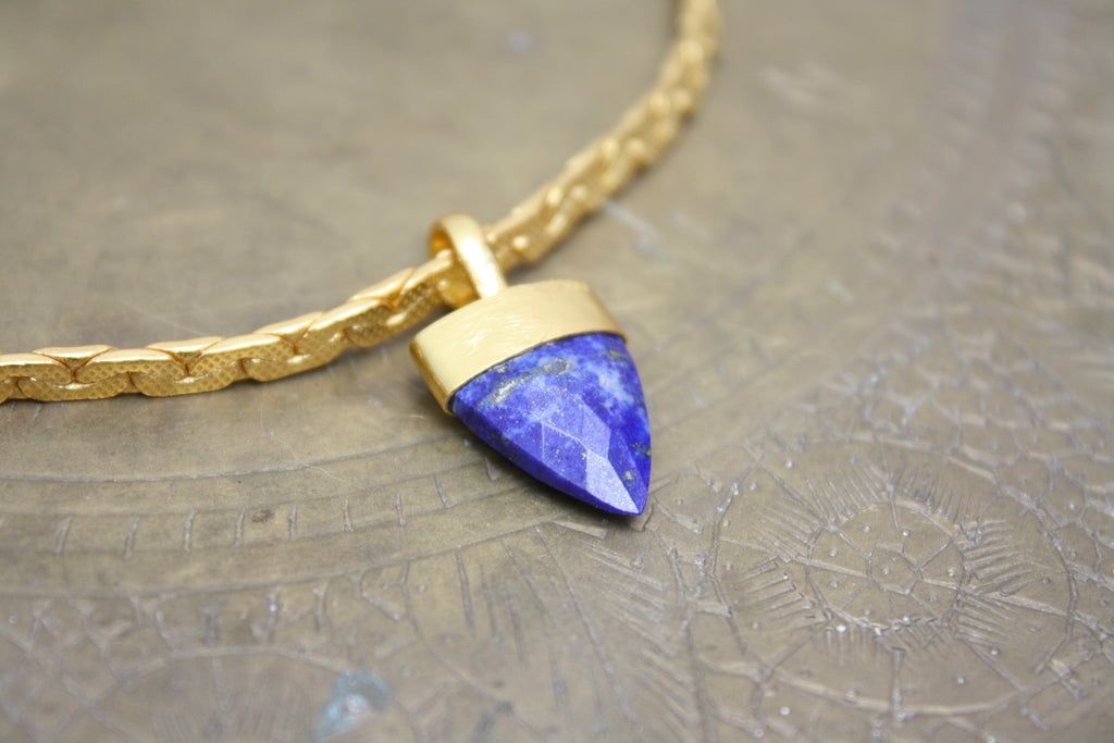 Lapis Lazuli Gold Necklace