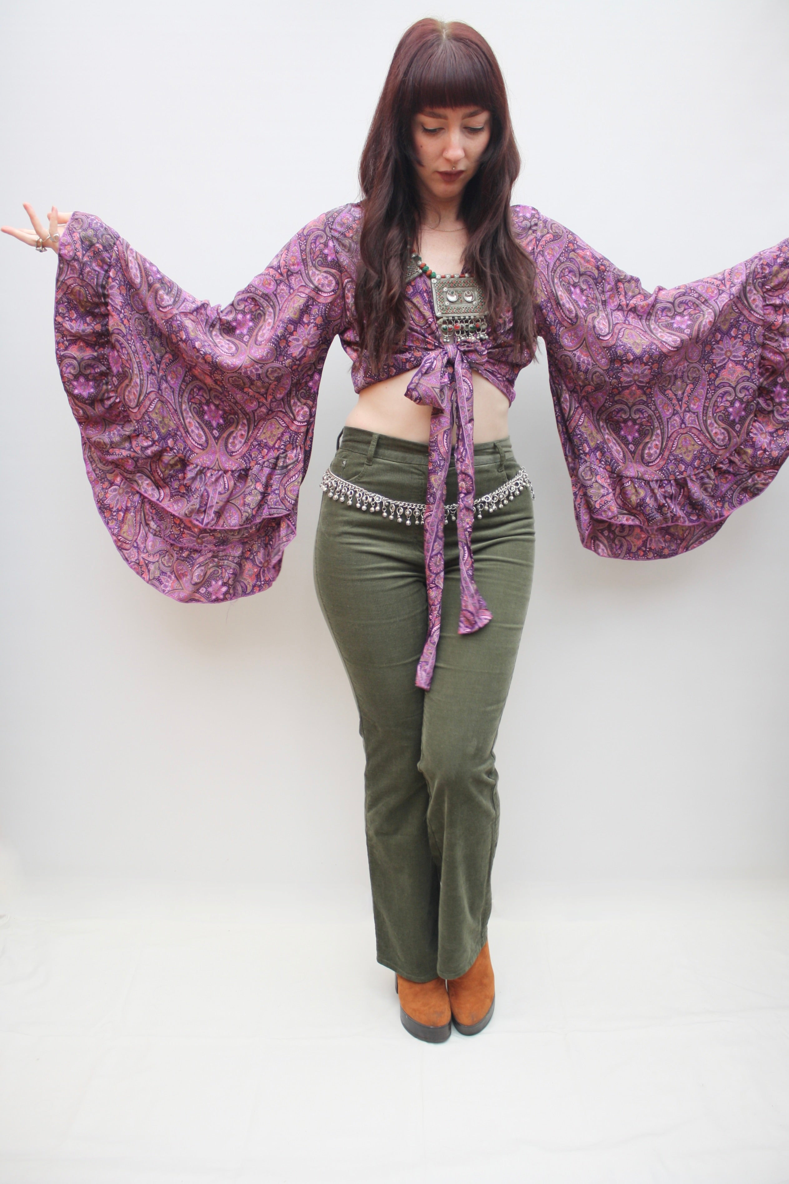 Silk Butterfly Blouse