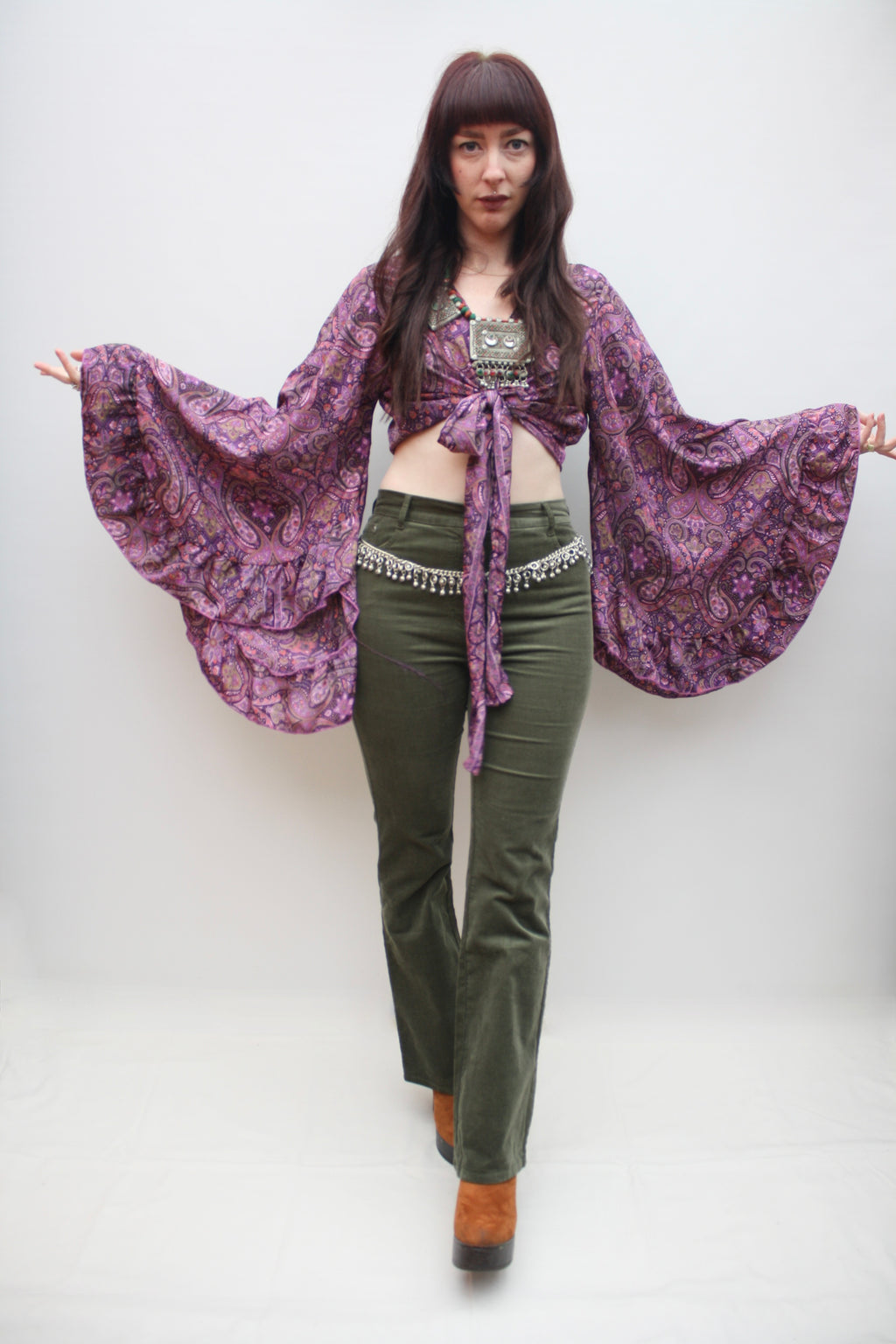 Silk Butterfly Blouse