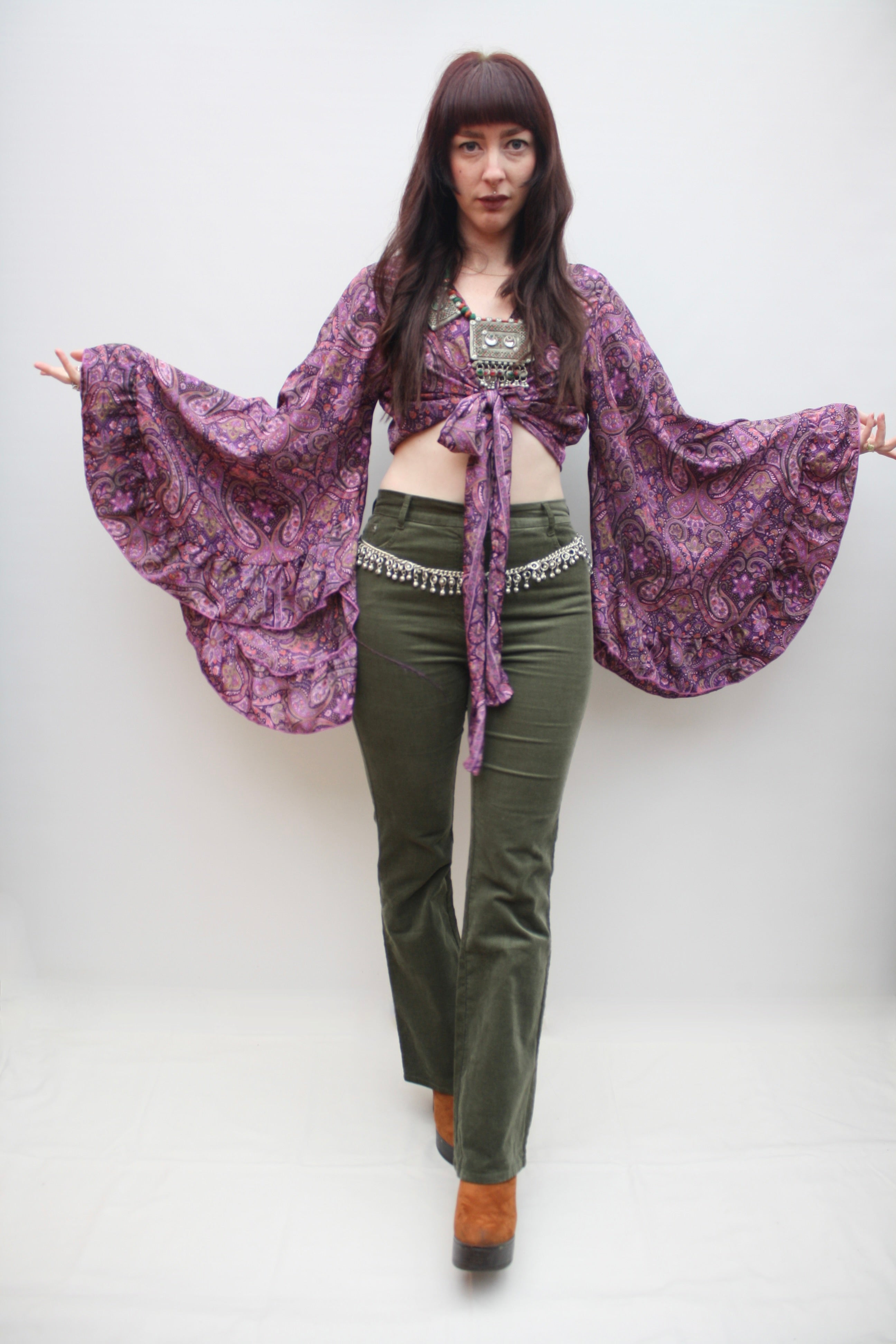 Silk Butterfly Blouse