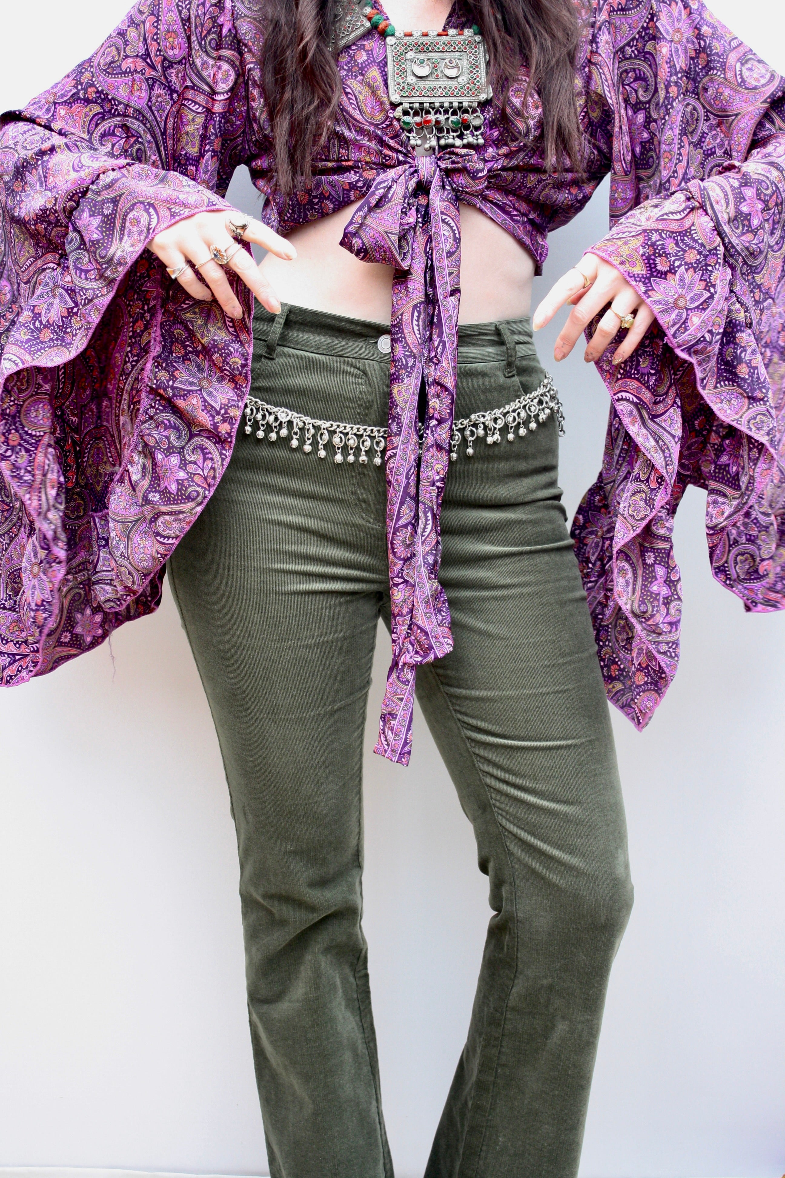 Silk Butterfly Blouse