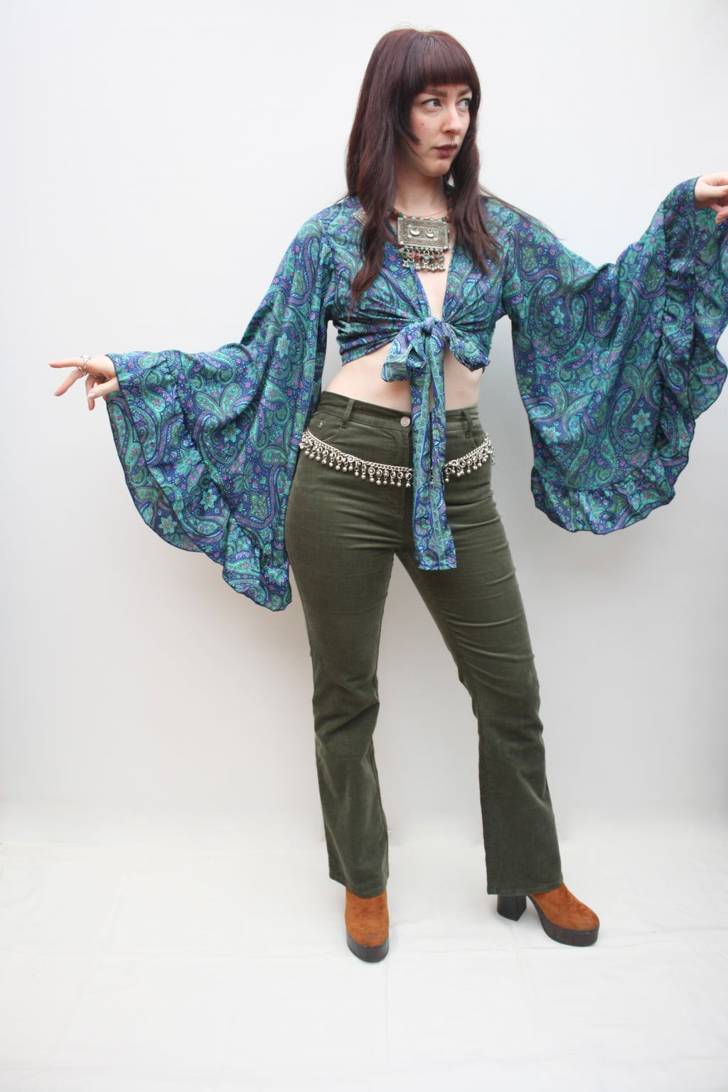 Silk Butterfly Blouse