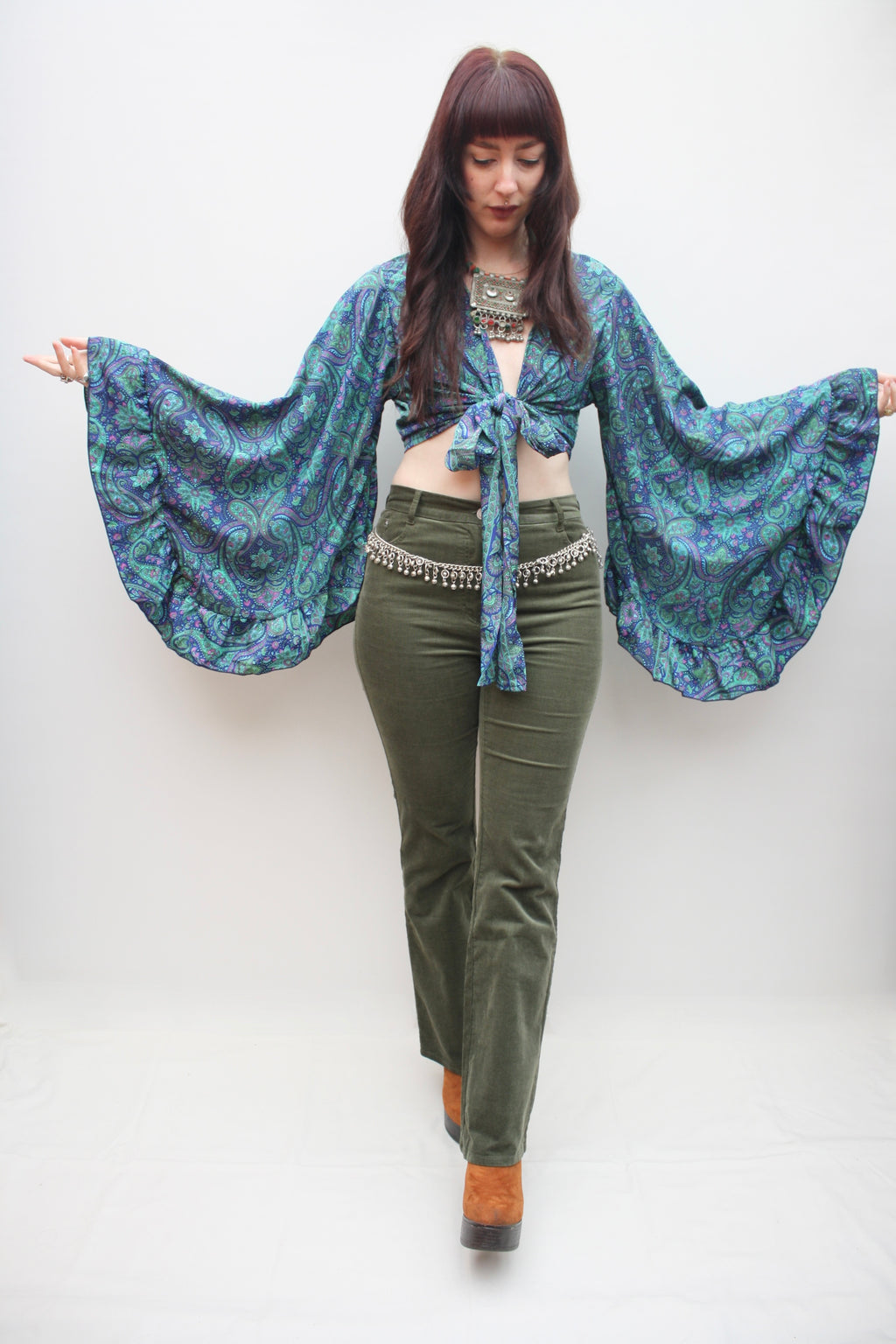 Silk Butterfly Blouse