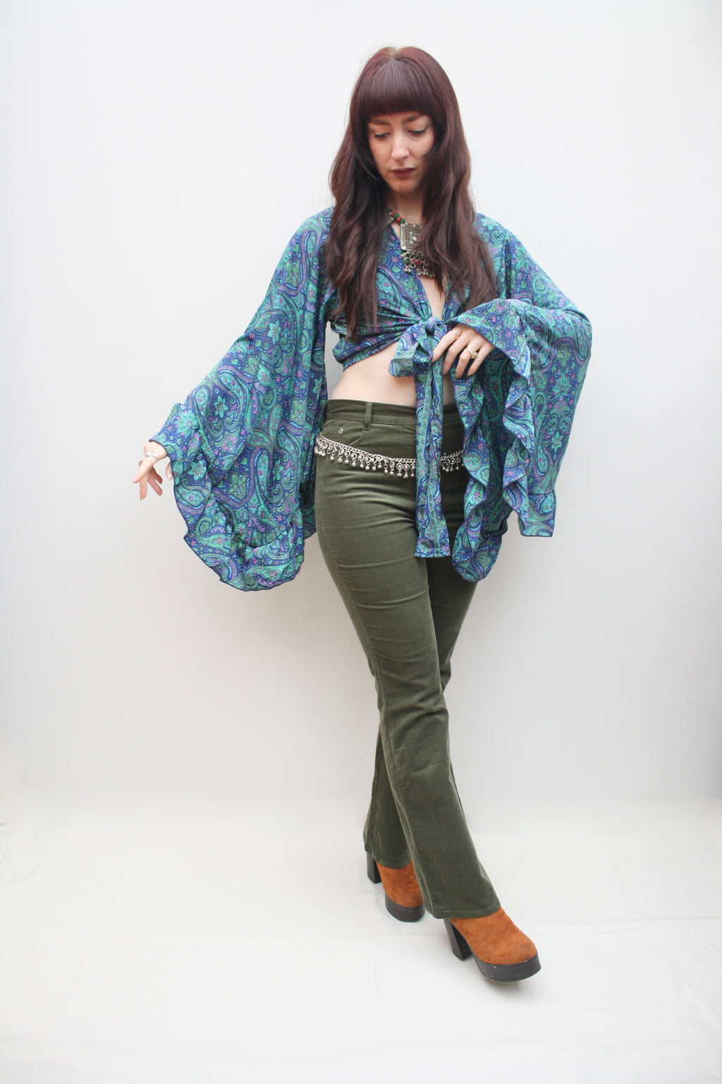 Silk Butterfly Blouse