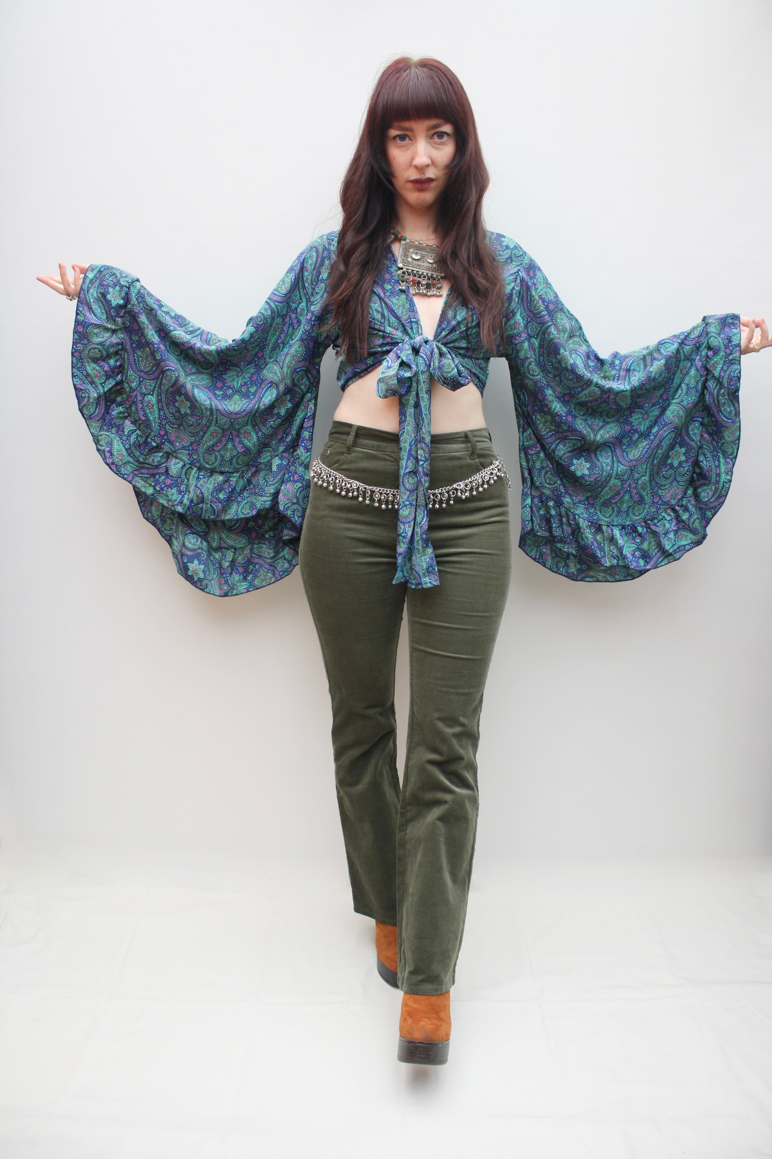 Silk Butterfly Blouse