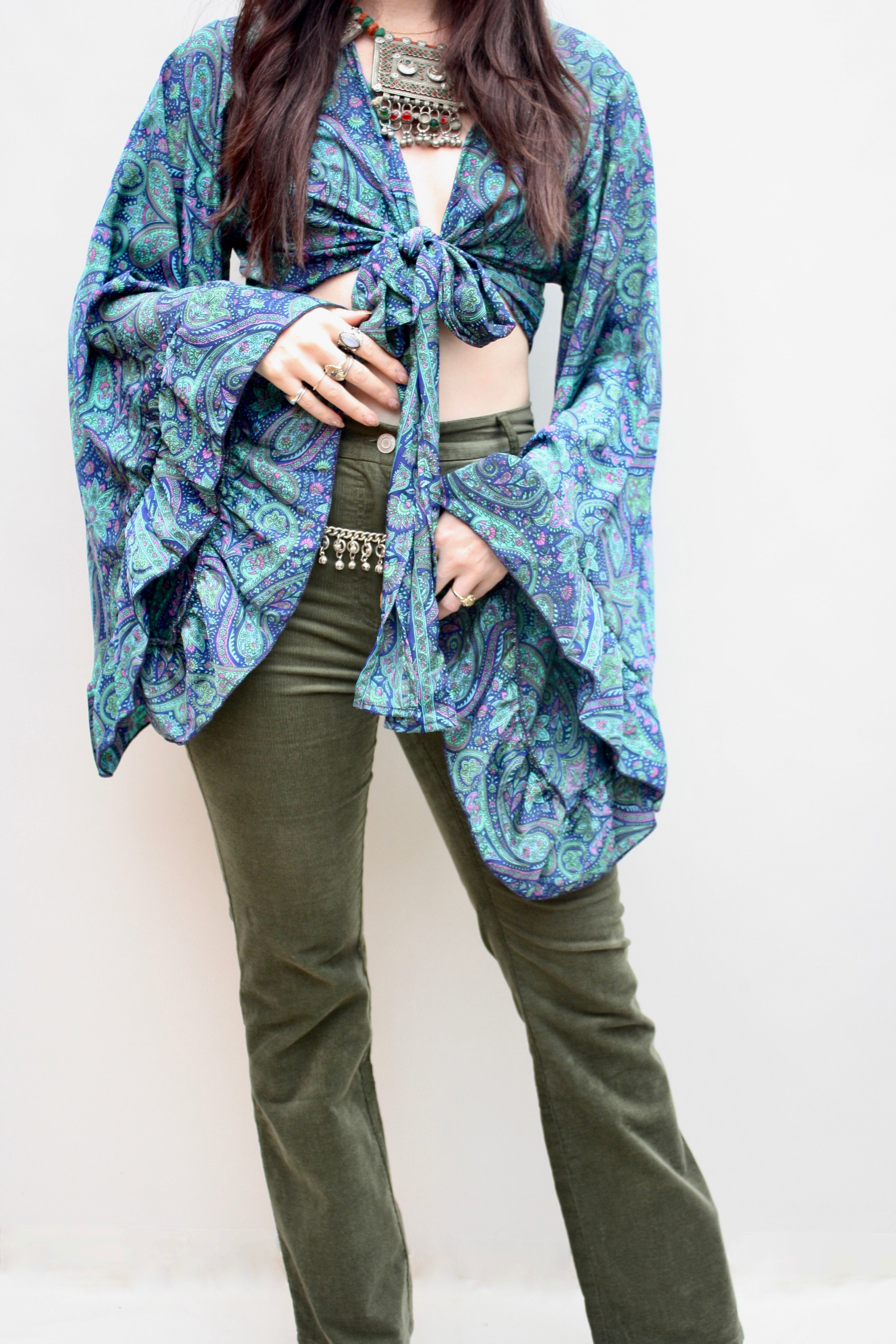 Silk Butterfly Blouse