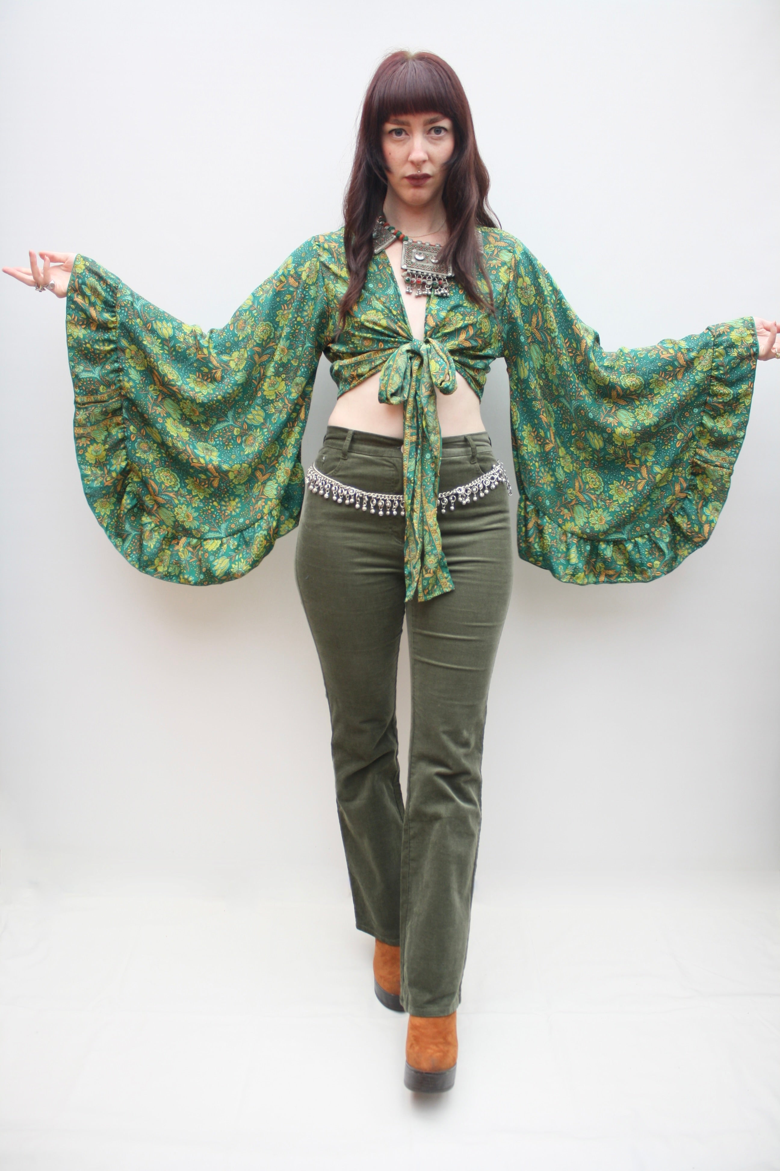 Silk Butterfly Blouse
