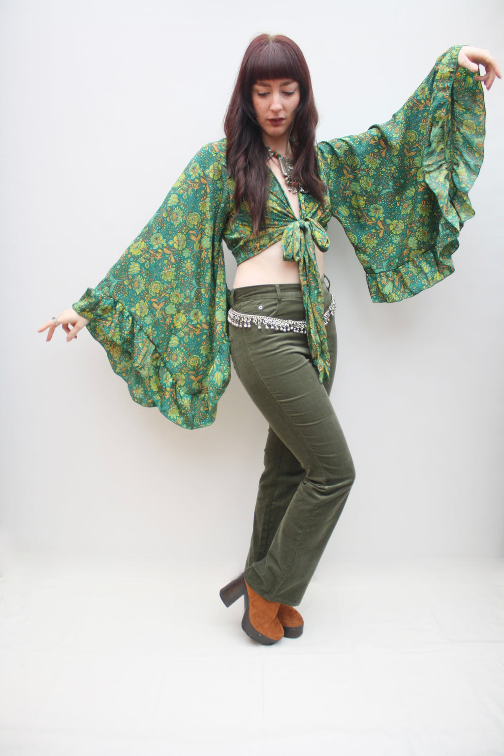 Silk Butterfly Blouse