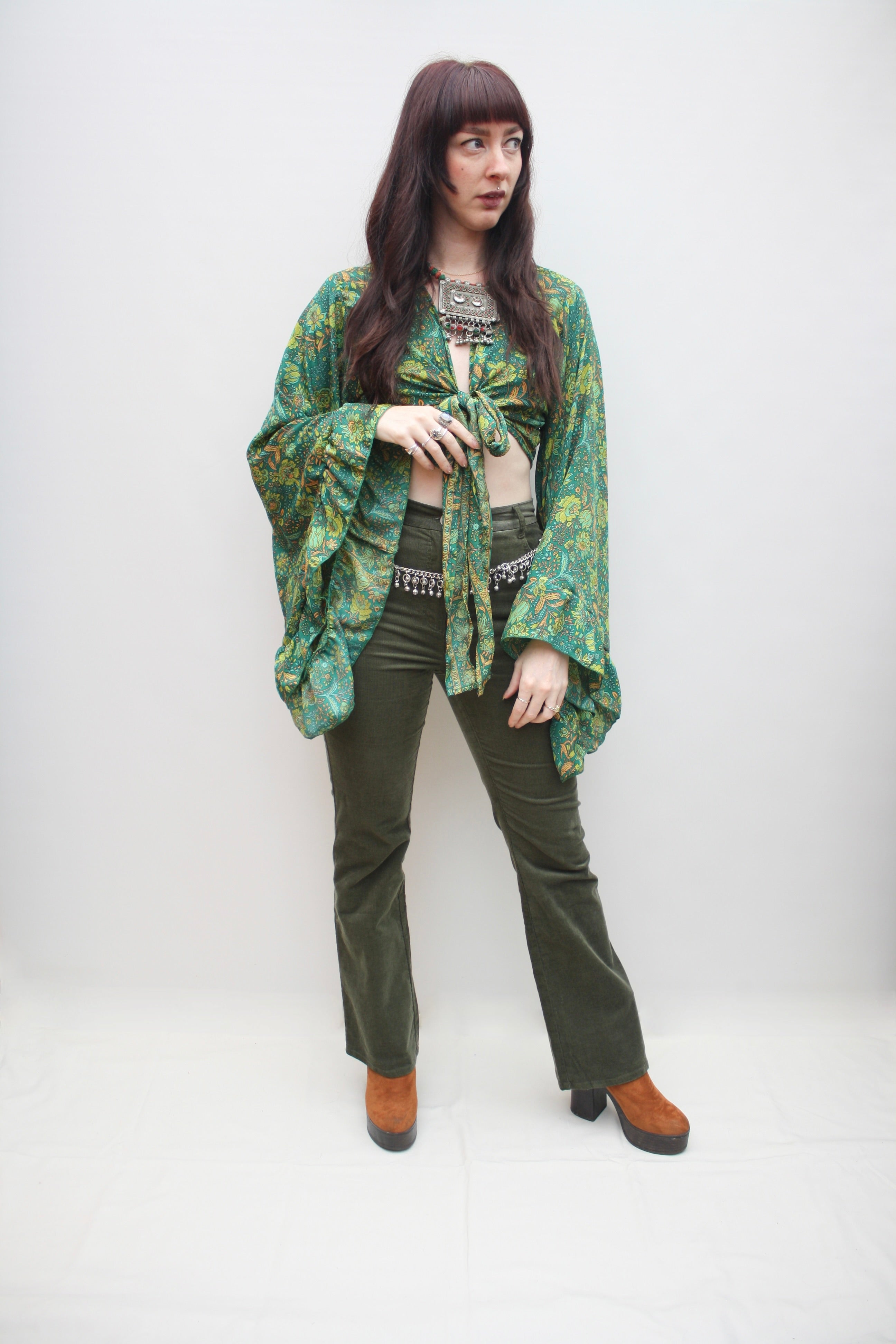 Silk Butterfly Blouse