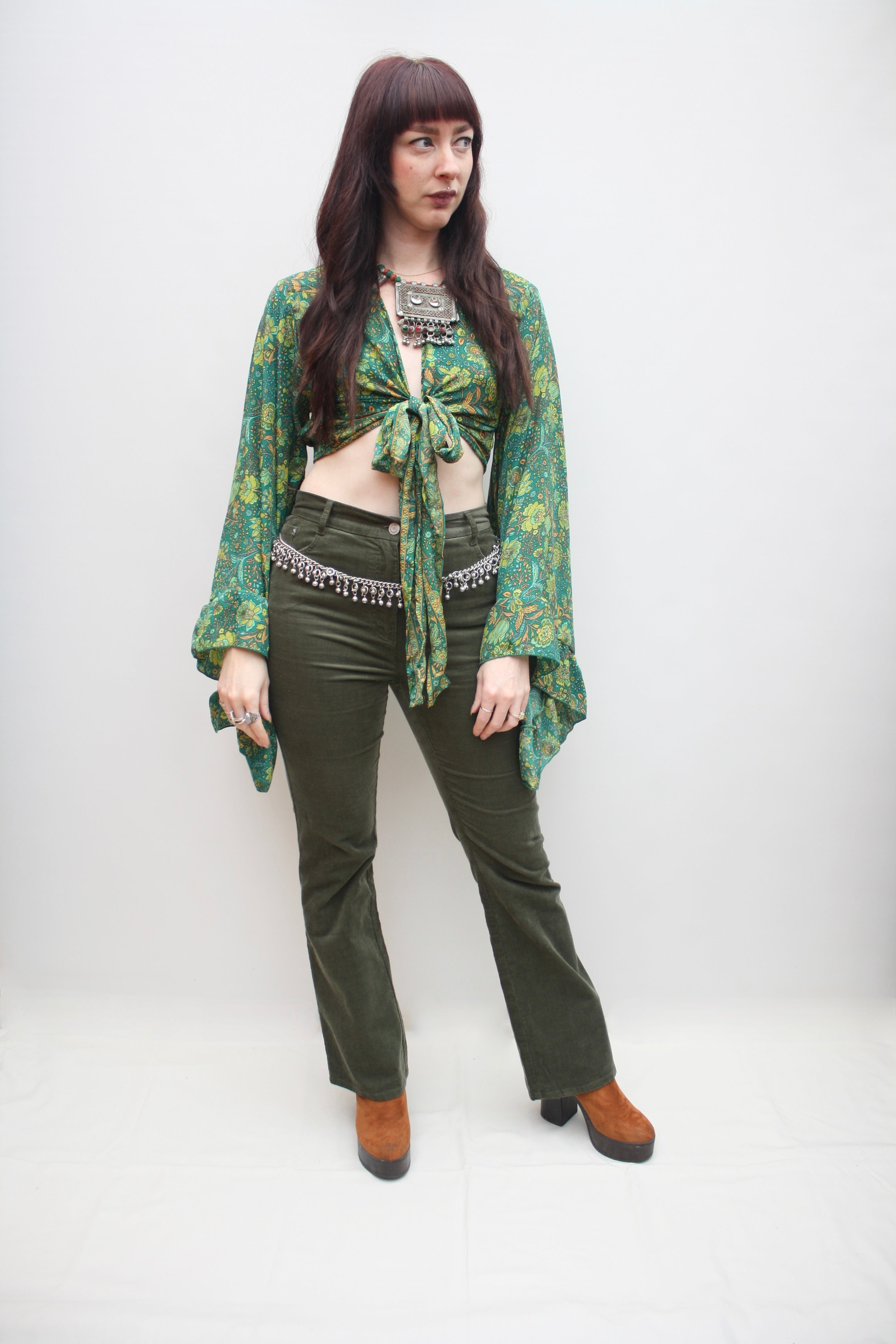 Silk Butterfly Blouse