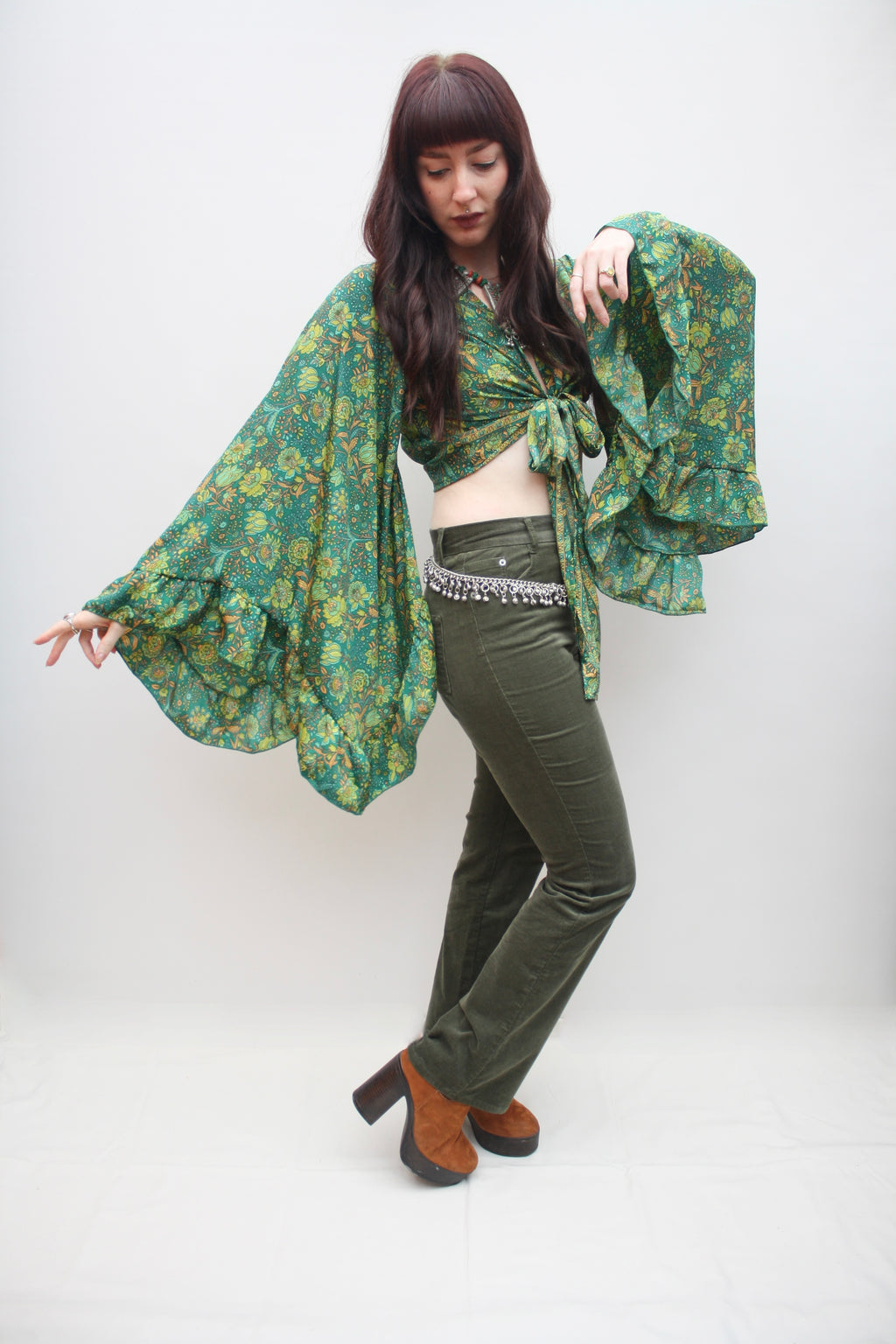 Silk Butterfly Blouse