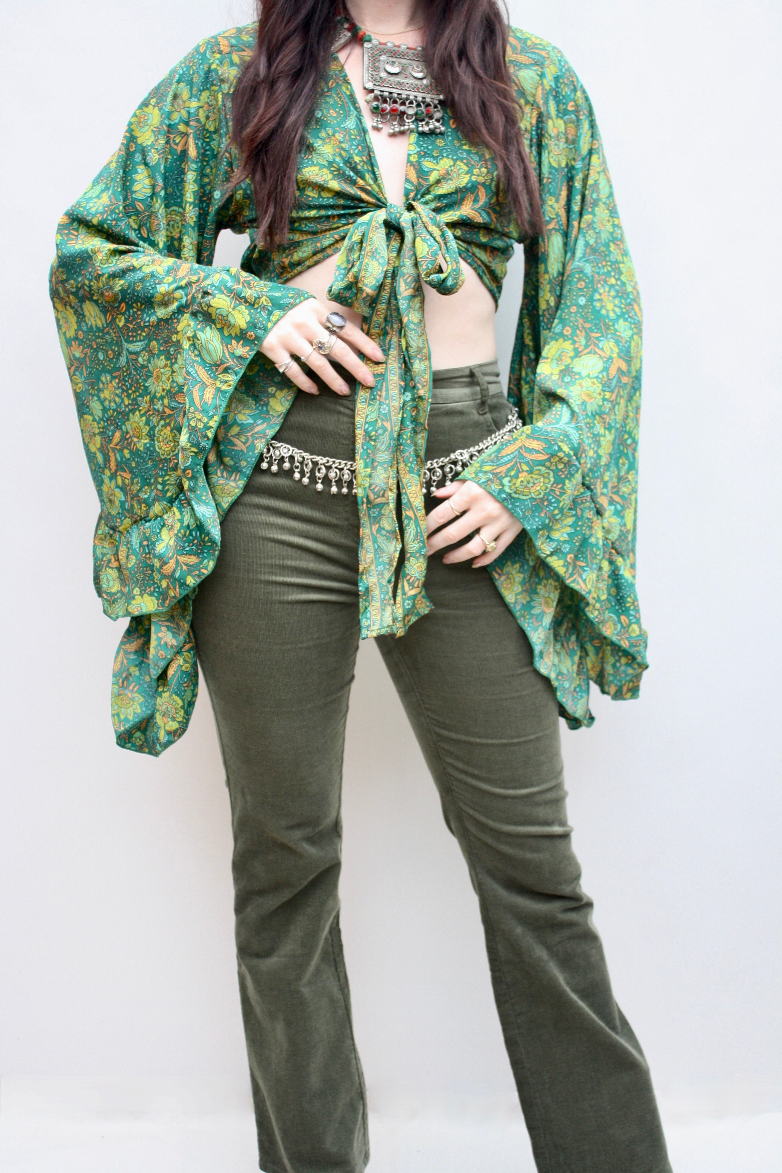 Silk Butterfly Blouse
