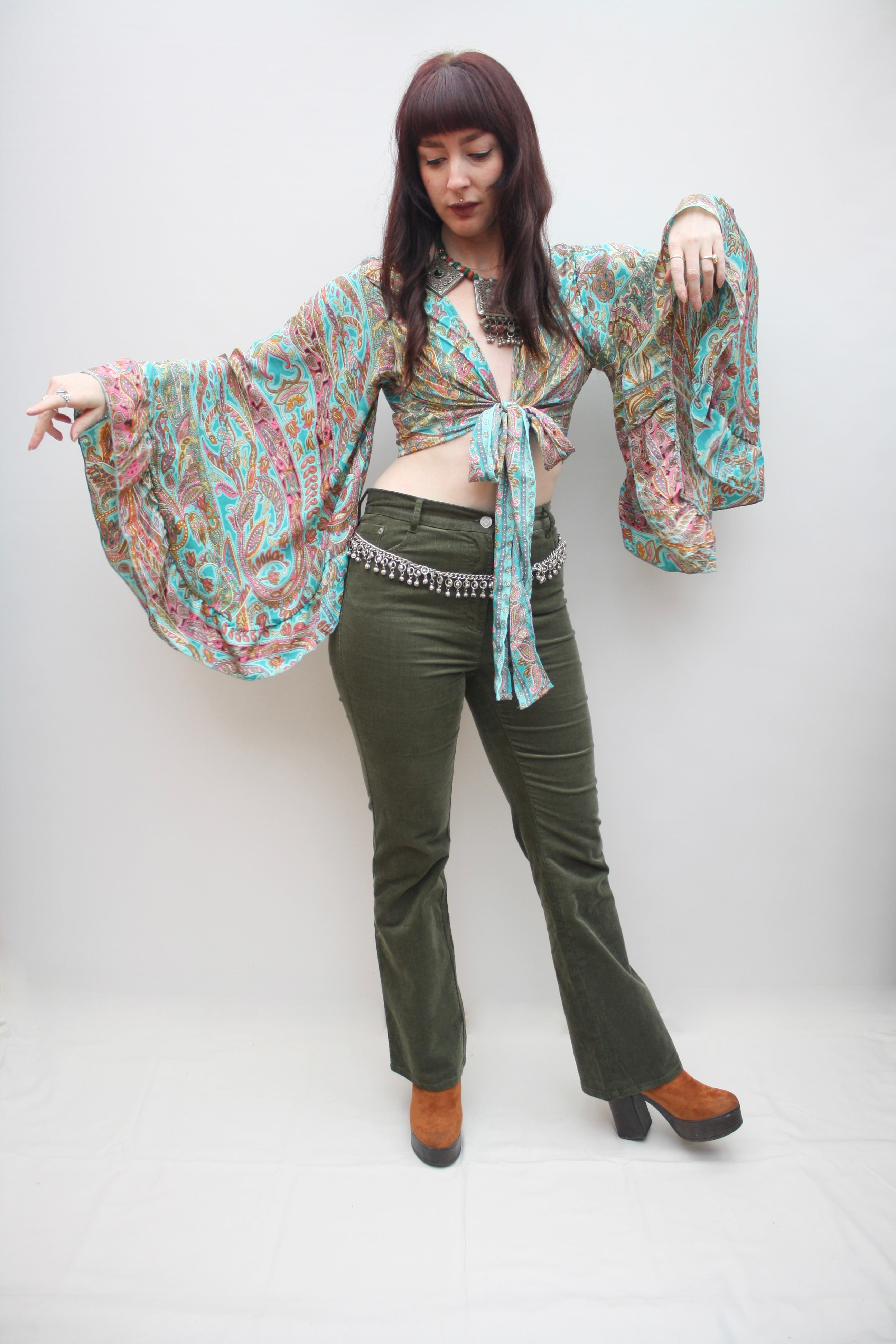 Silk Butterfly Blouse