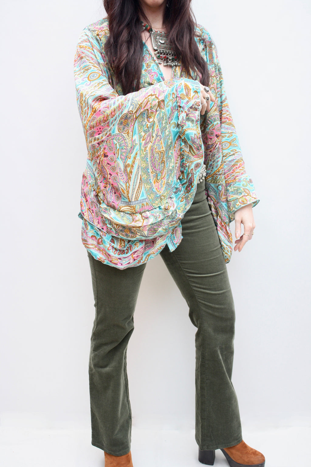 Silk Butterfly Blouse