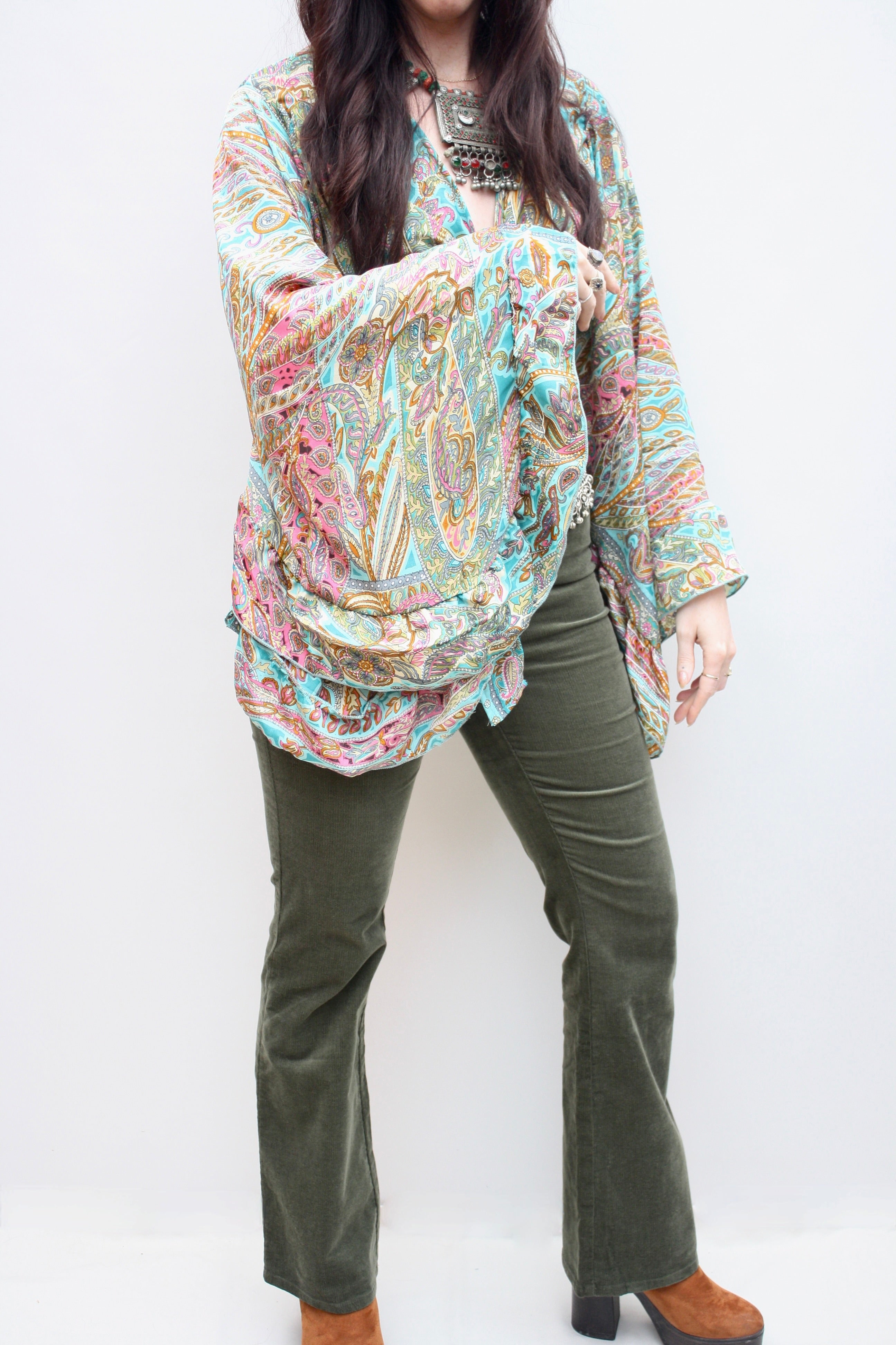 Silk Butterfly Blouse