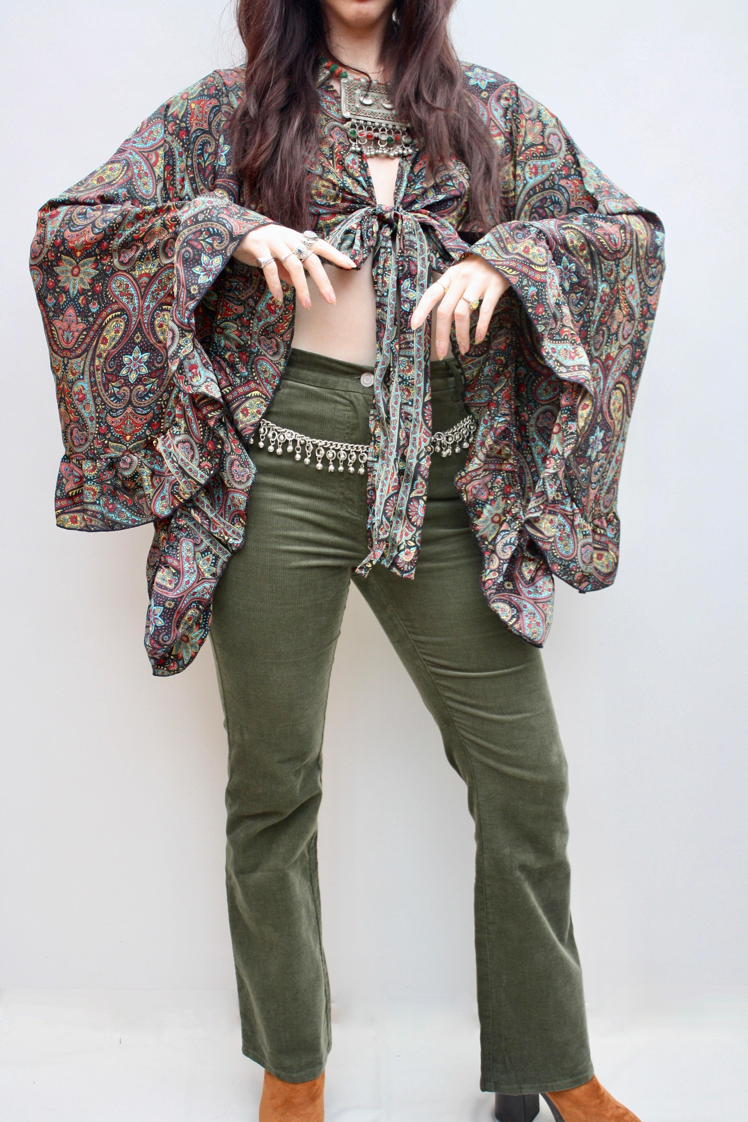 Silk Butterfly Blouse