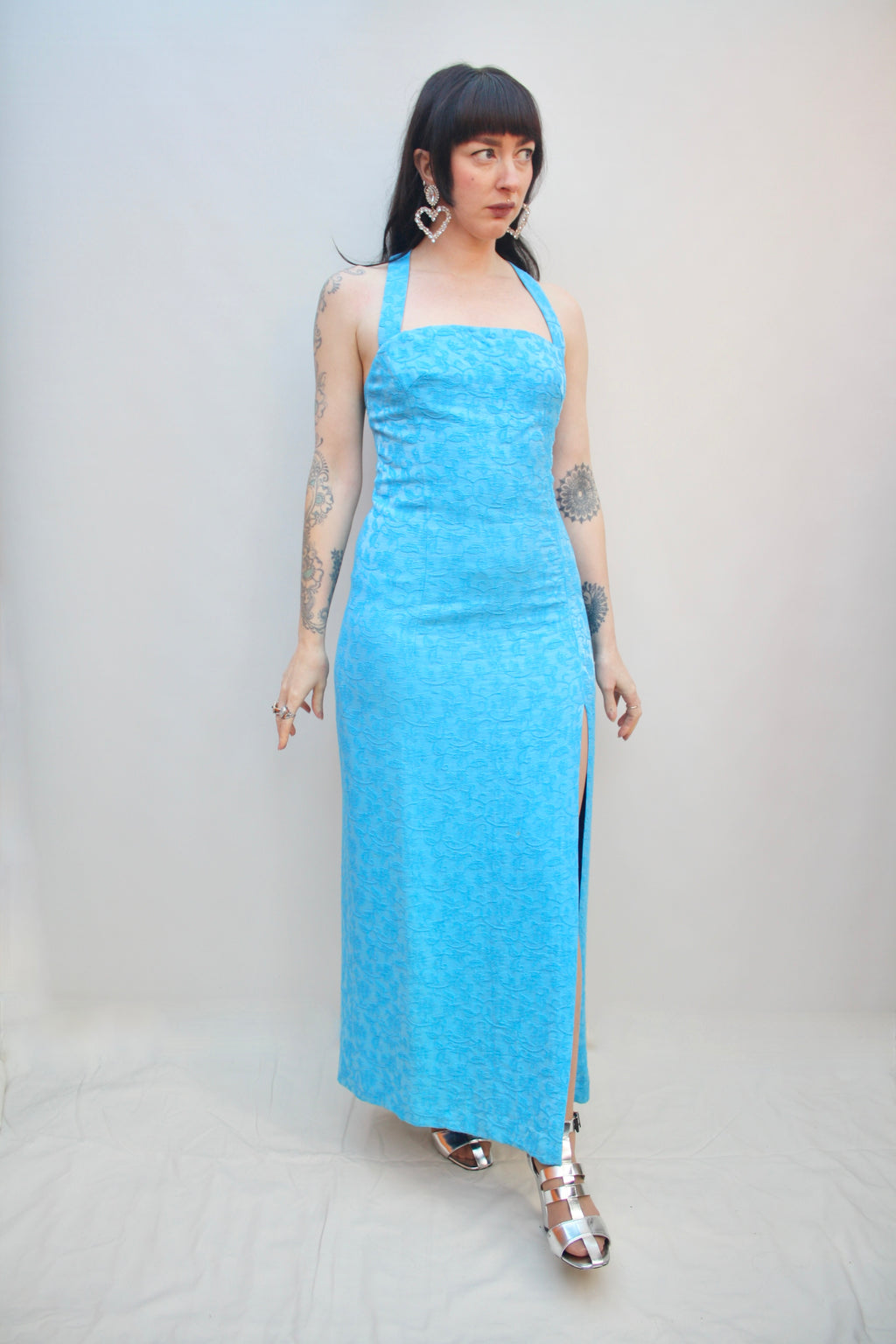 Vintage 90s X Back Dress