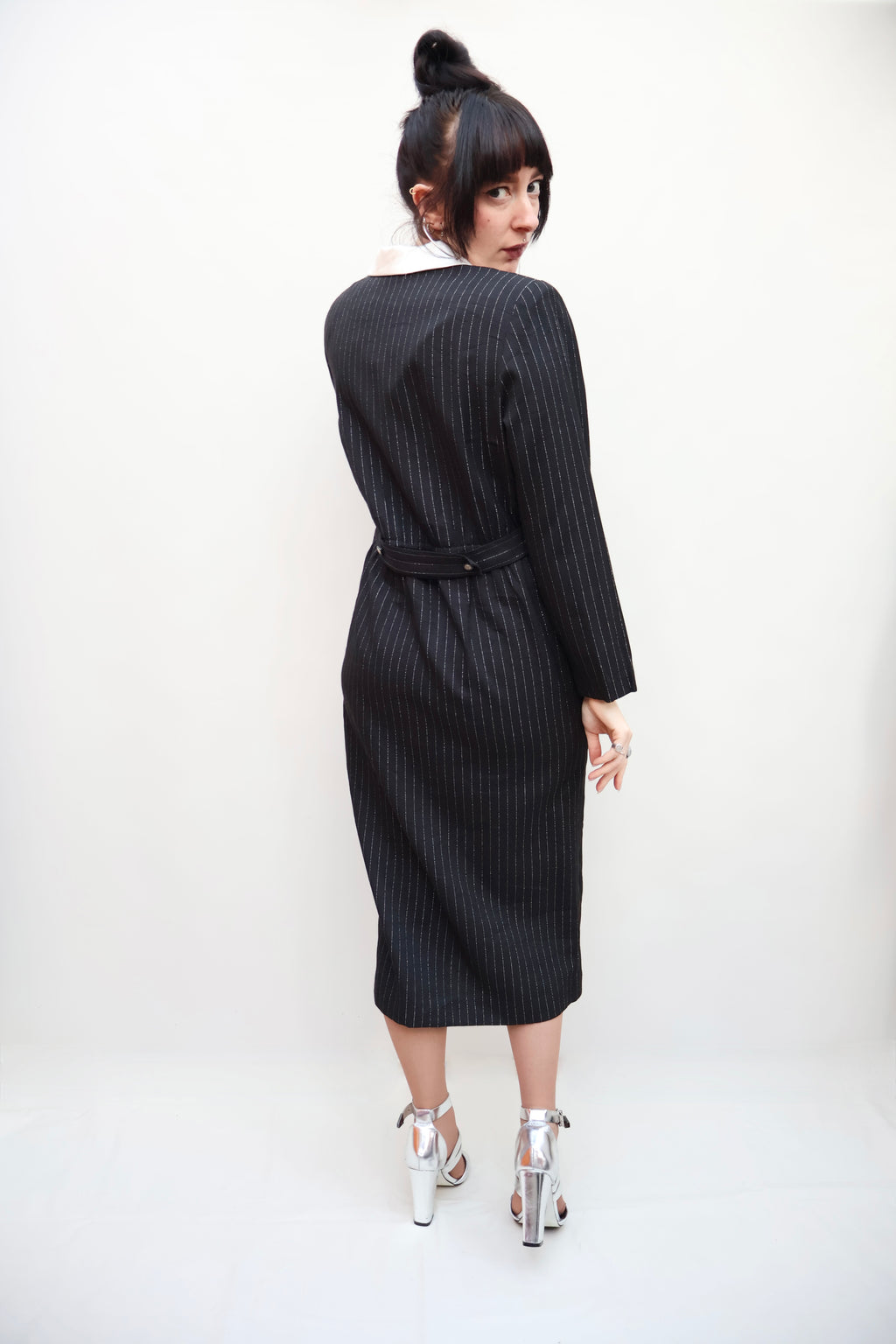 Vintage Pinstripe Dress