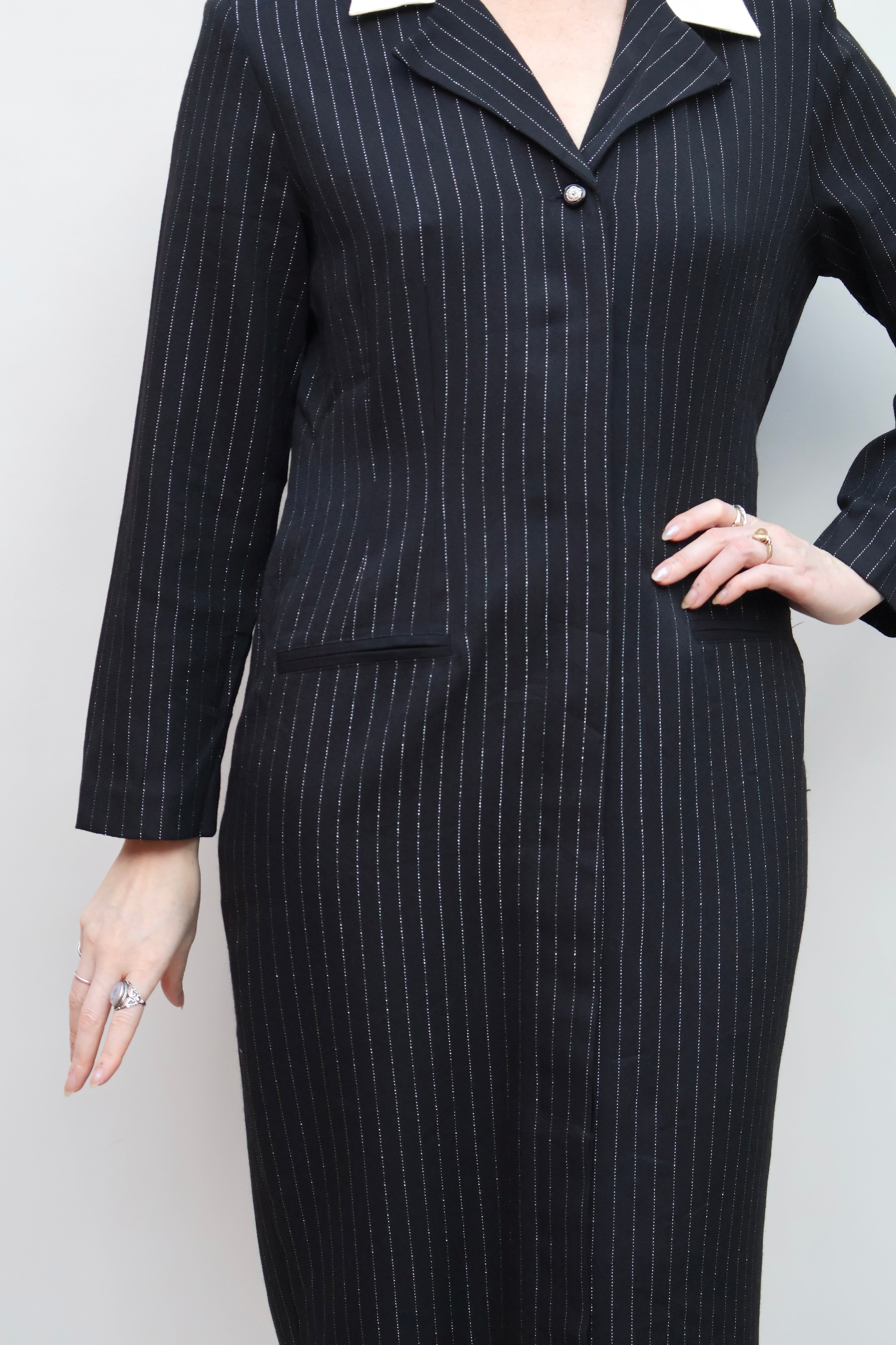 Vintage Pinstripe Dress