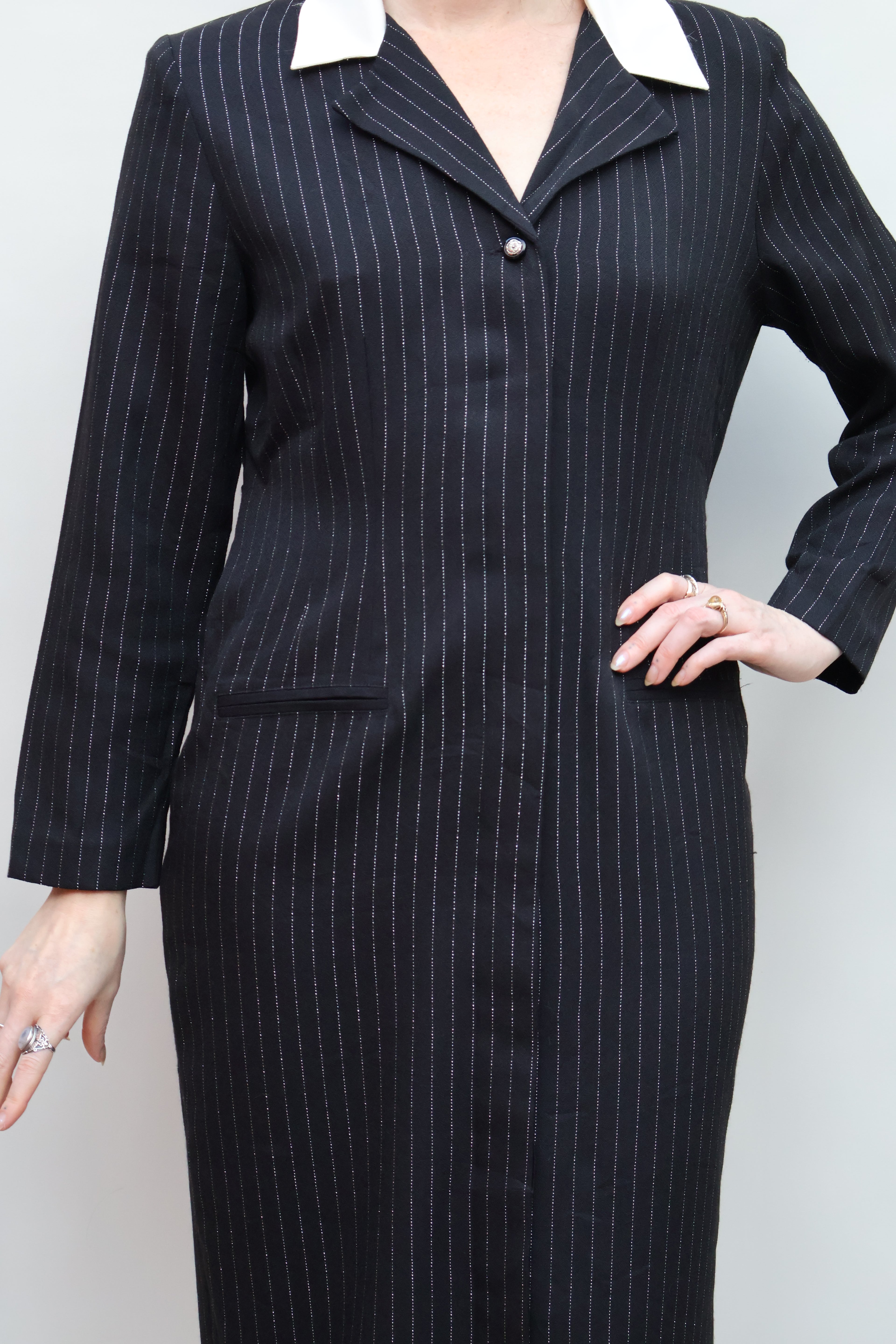 Vintage Pinstripe Dress