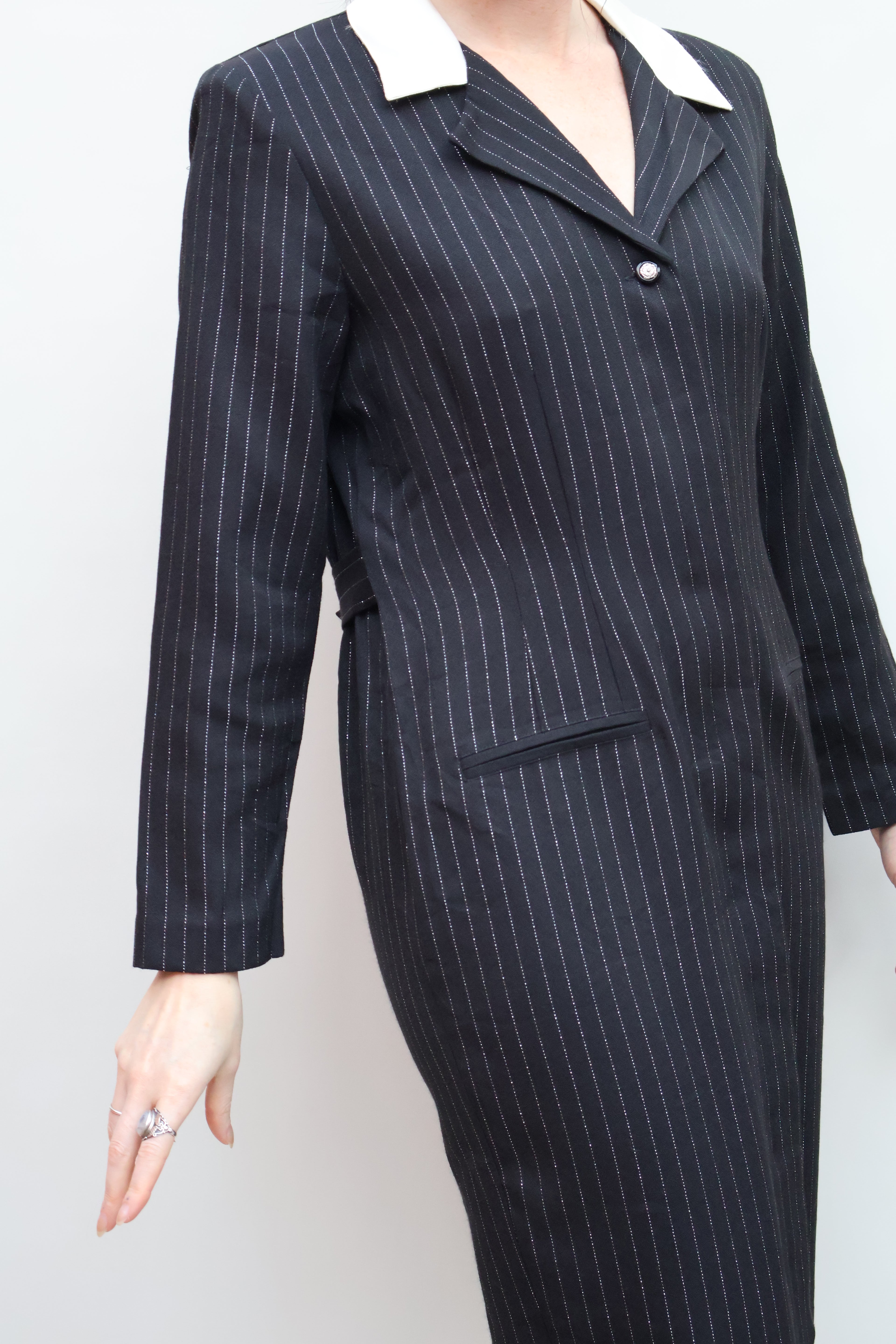 Vintage Pinstripe Dress