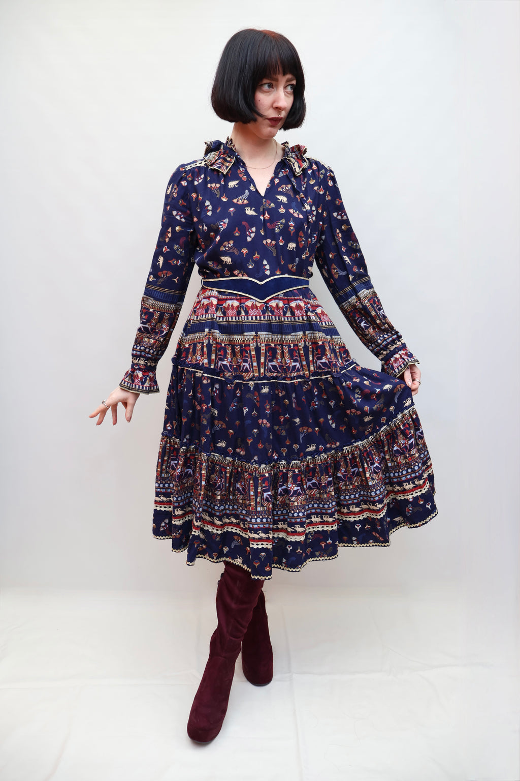 Vintage 70s Egyptian Dress