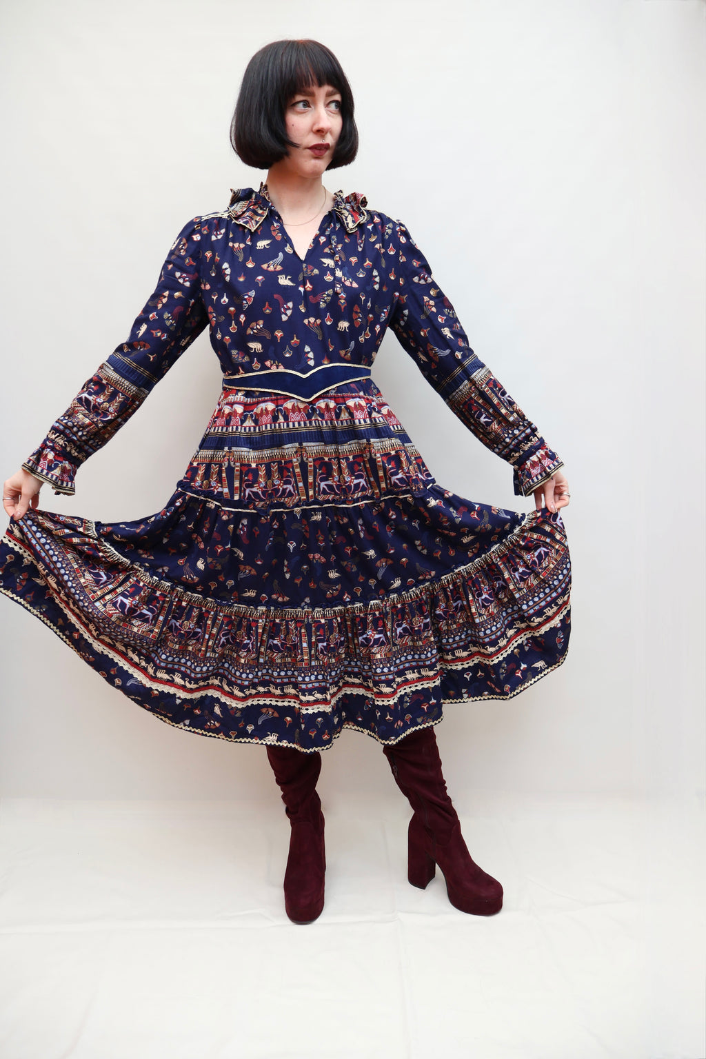 Vintage 70s Egyptian Dress