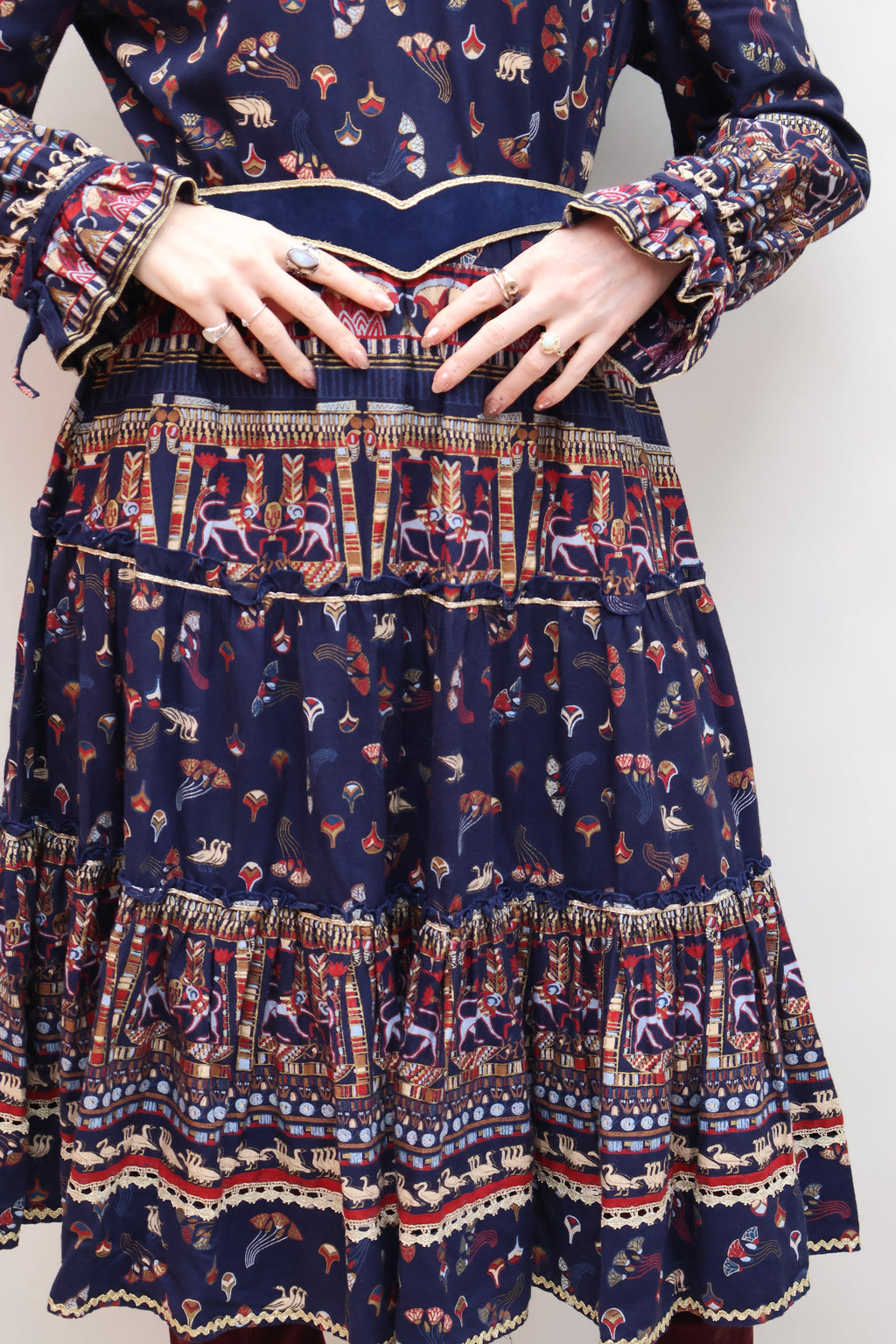 Vintage 70s Egyptian Dress