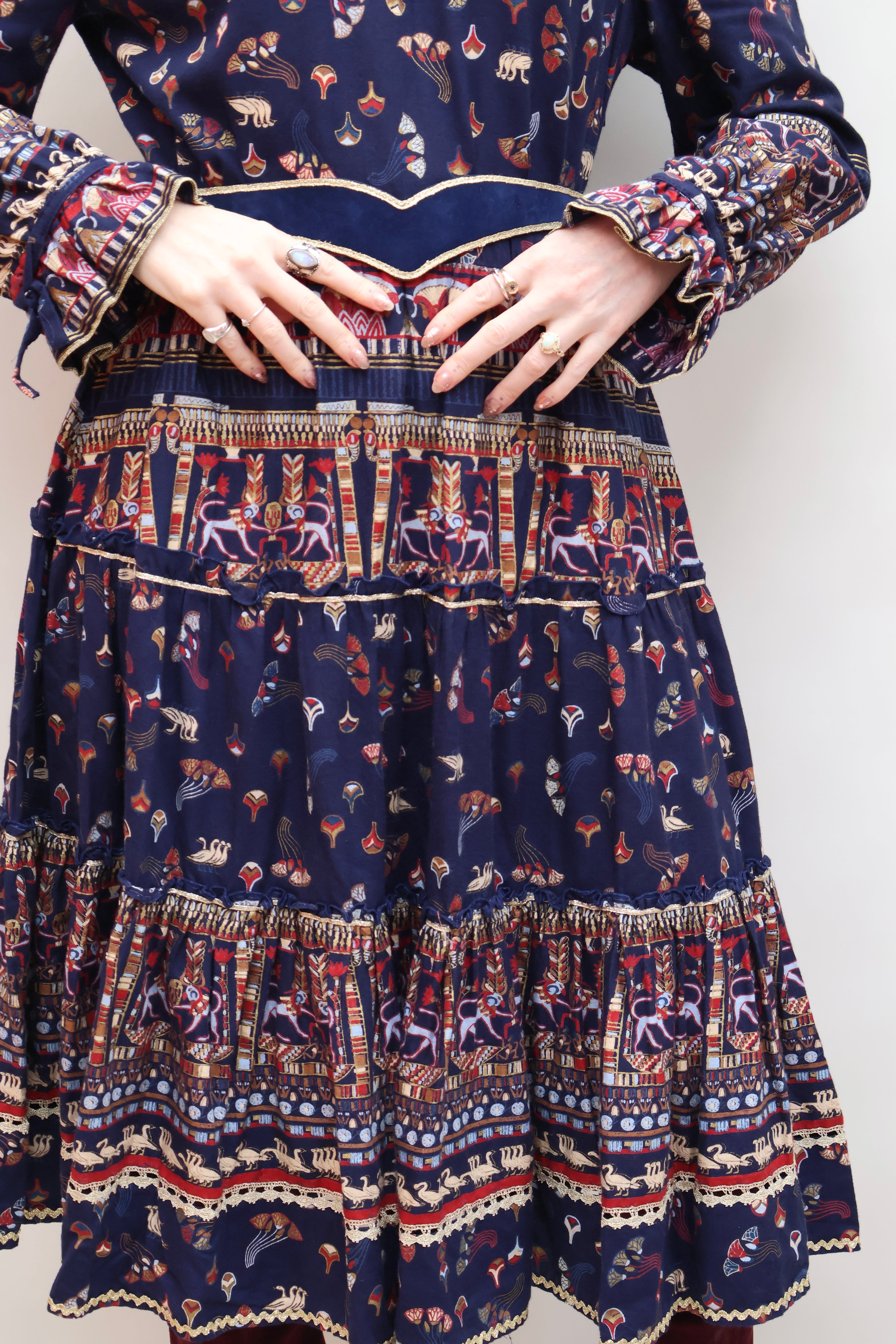 Vintage 70s Egyptian Dress