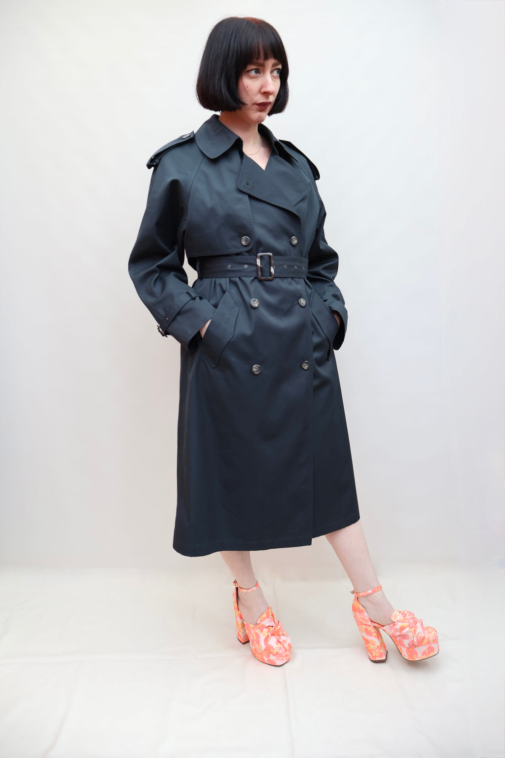 Vintage 80s Trench Coat