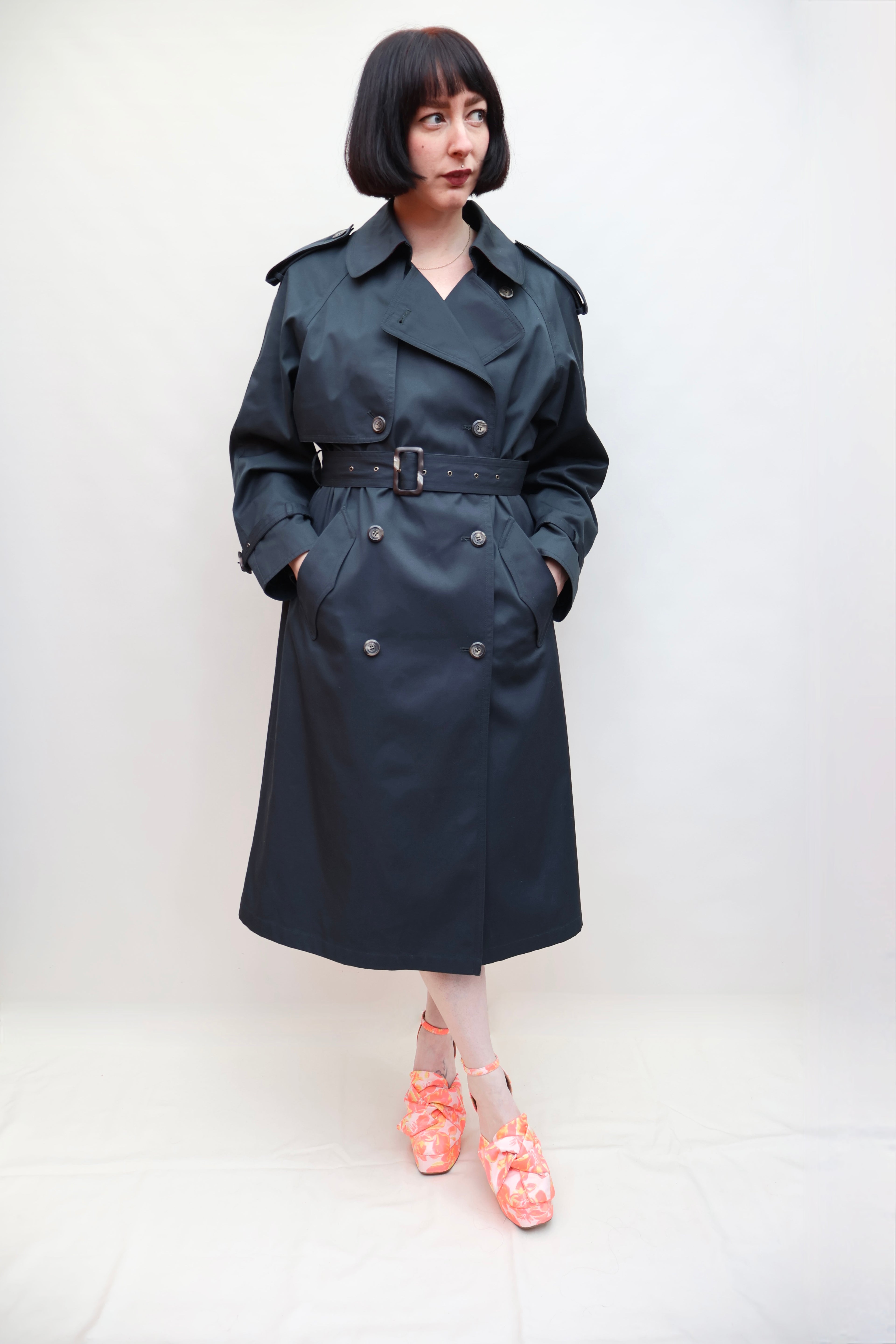 Vintage 80s Trench Coat