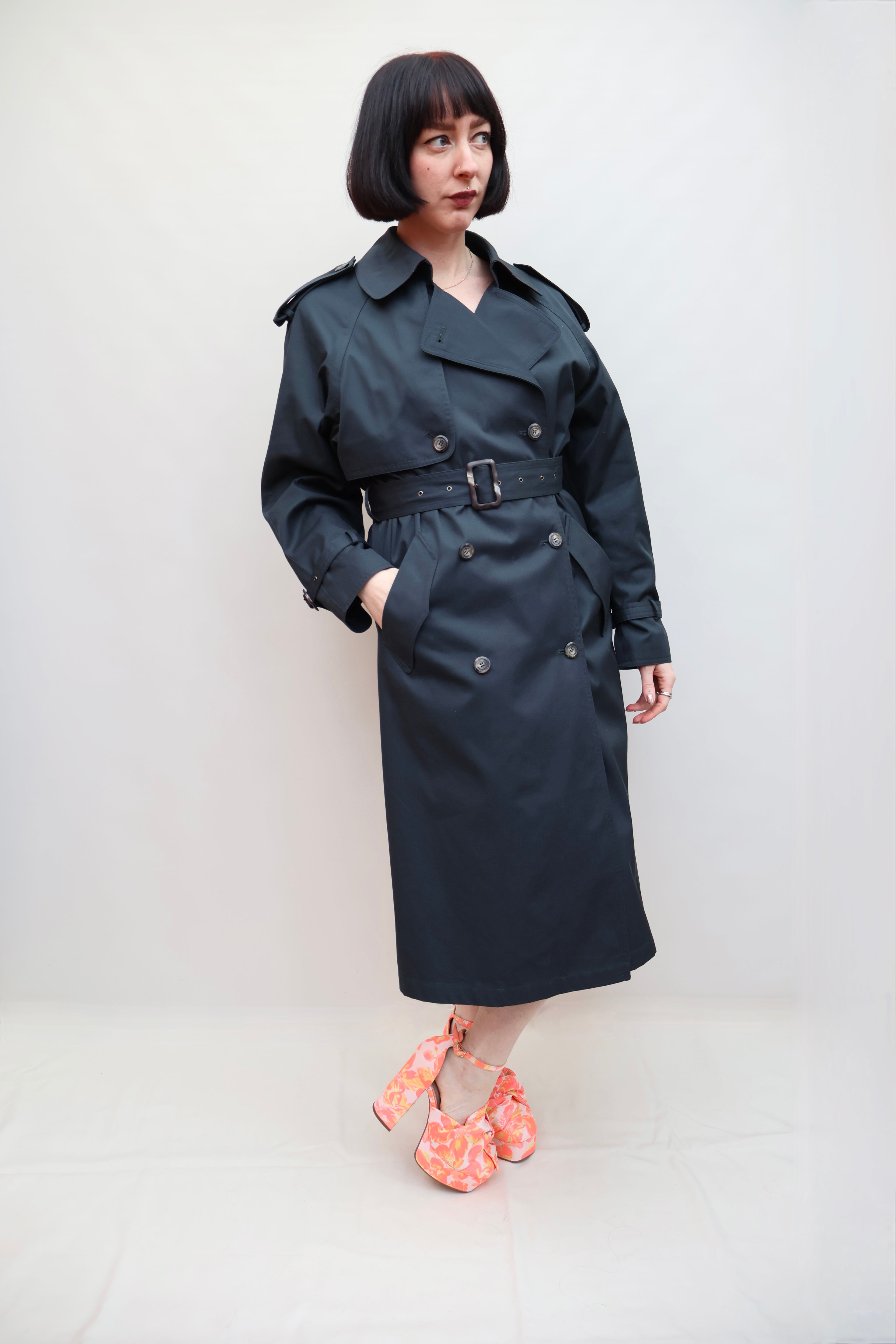 Vintage 80s Trench Coat