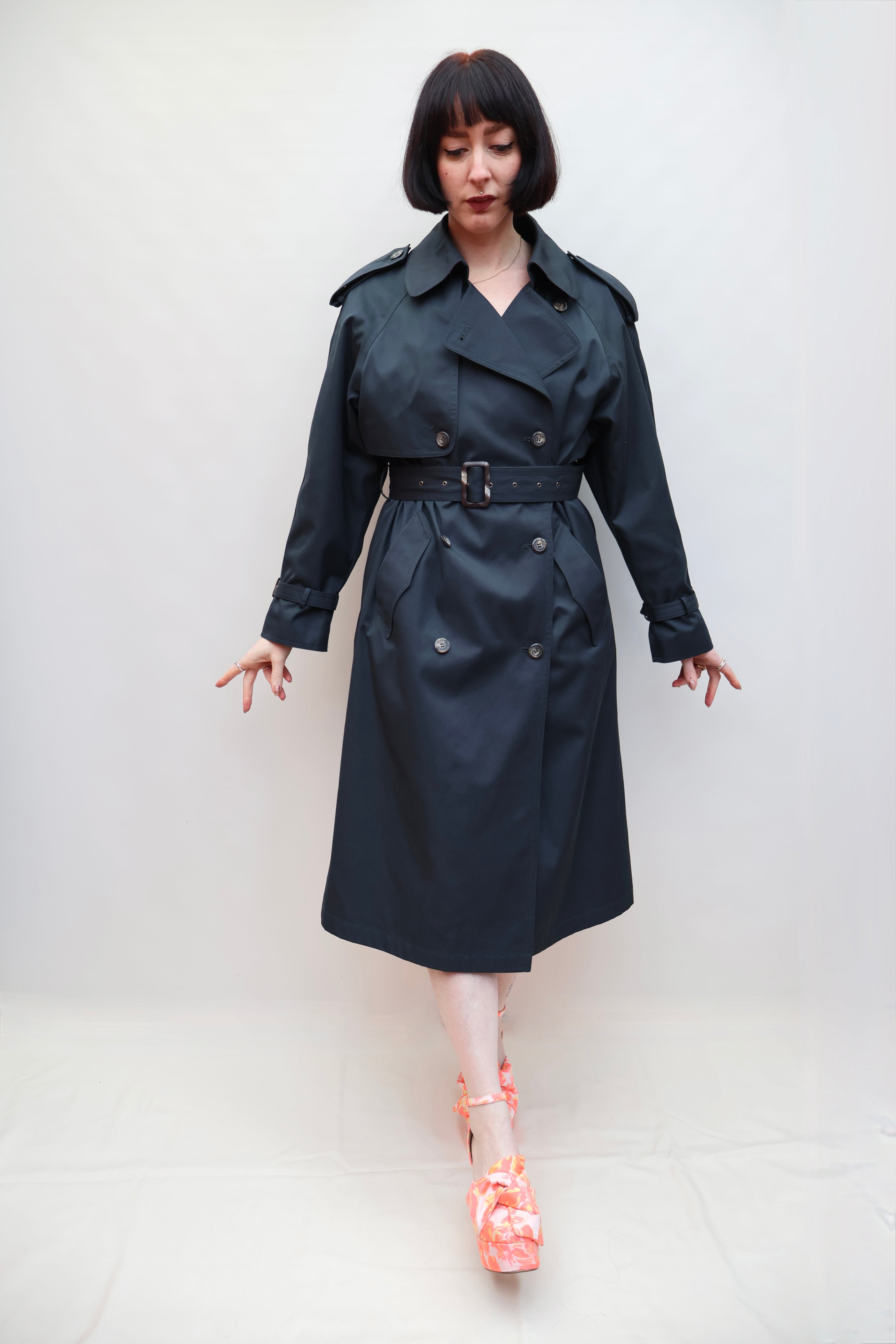 Vintage 80s Trench Coat