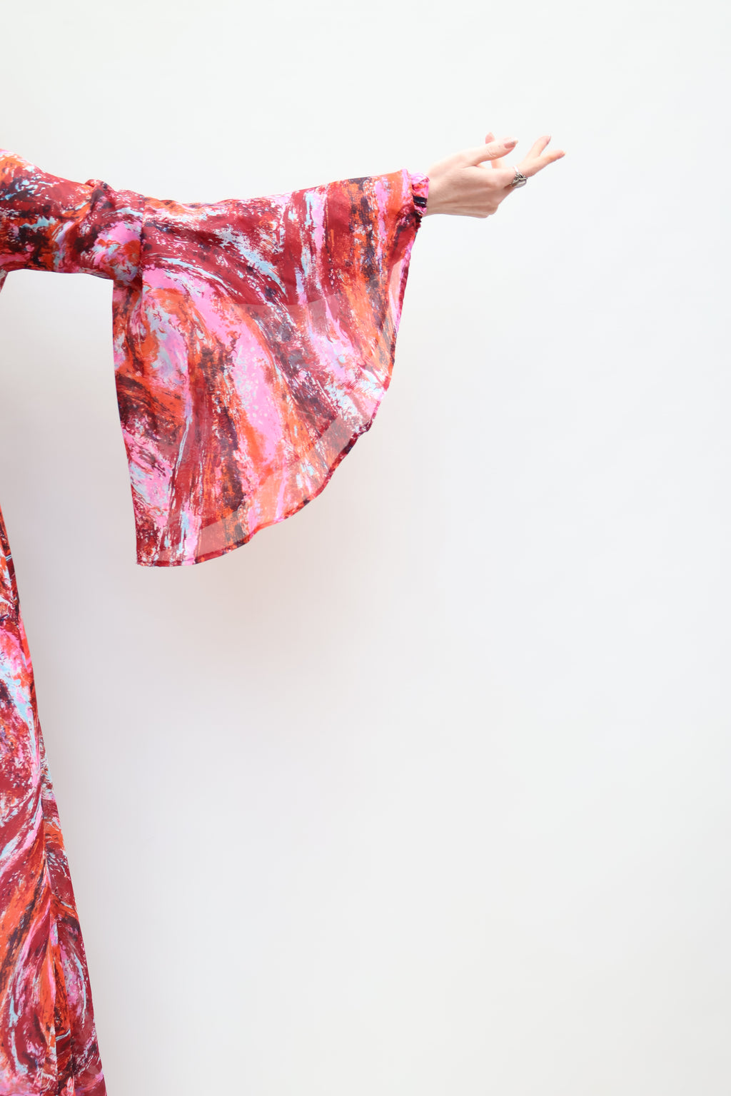 Vintage Psychedelic 70s Dress