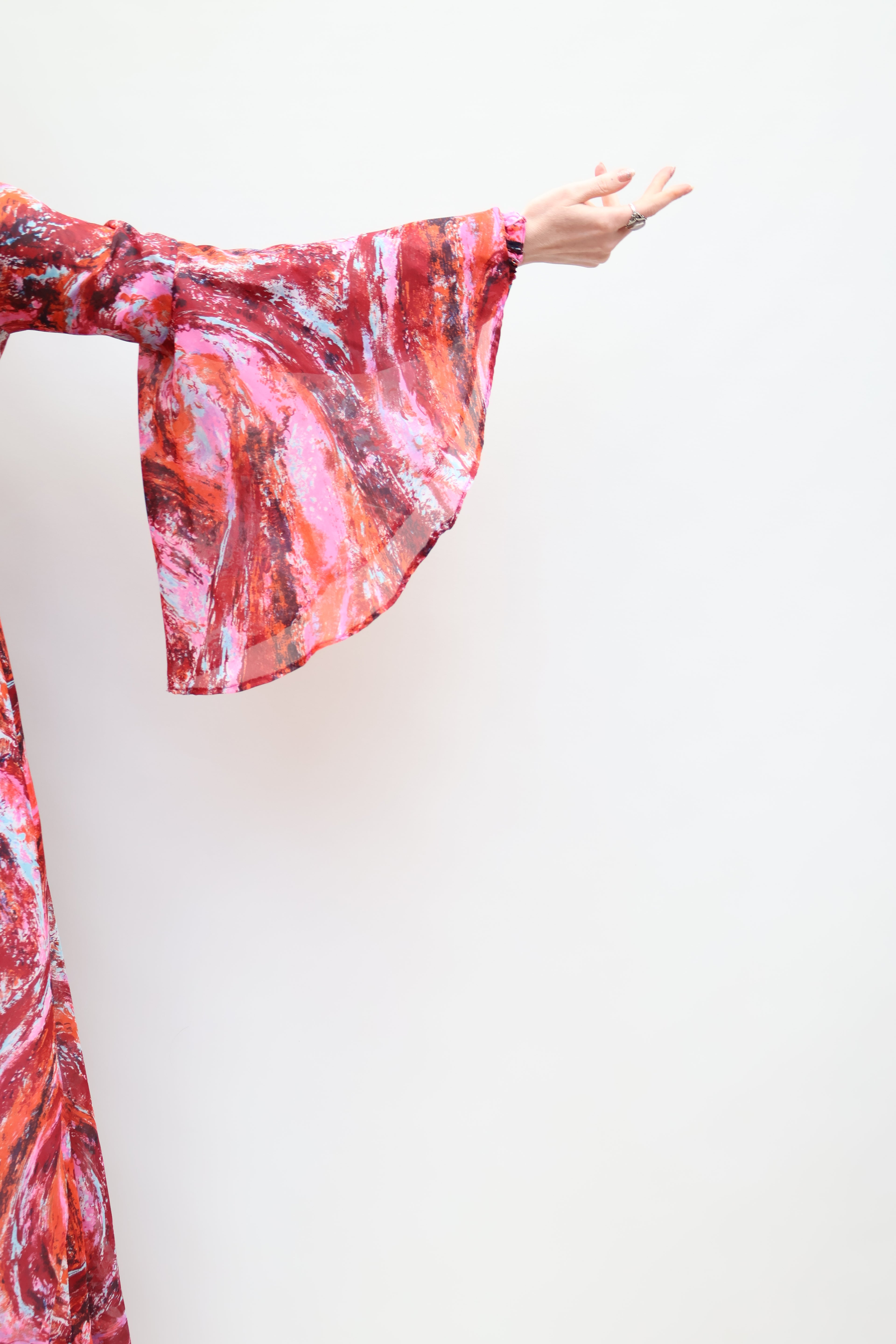 Vintage Psychedelic 70s Dress