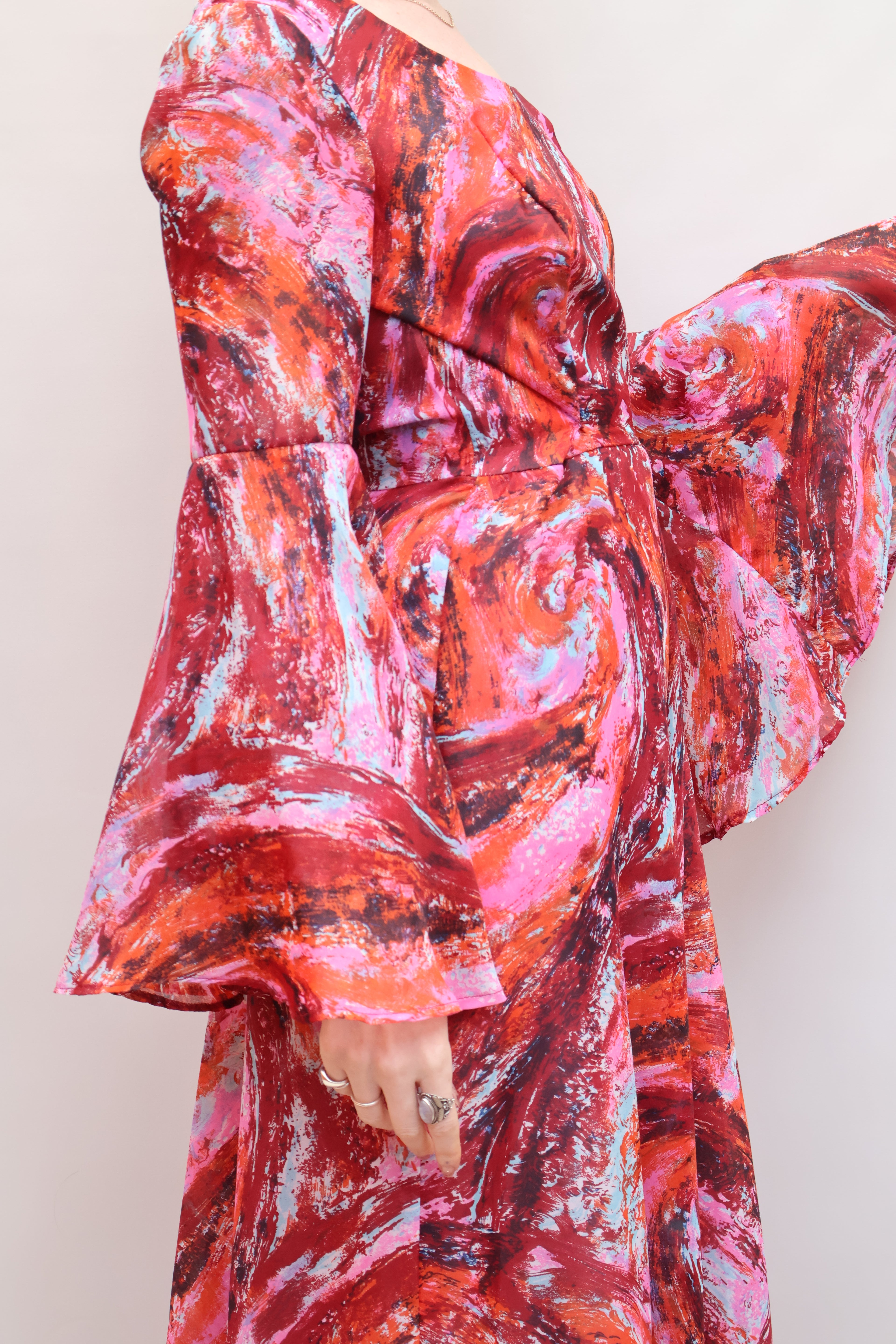 Vintage Psychedelic 70s Dress