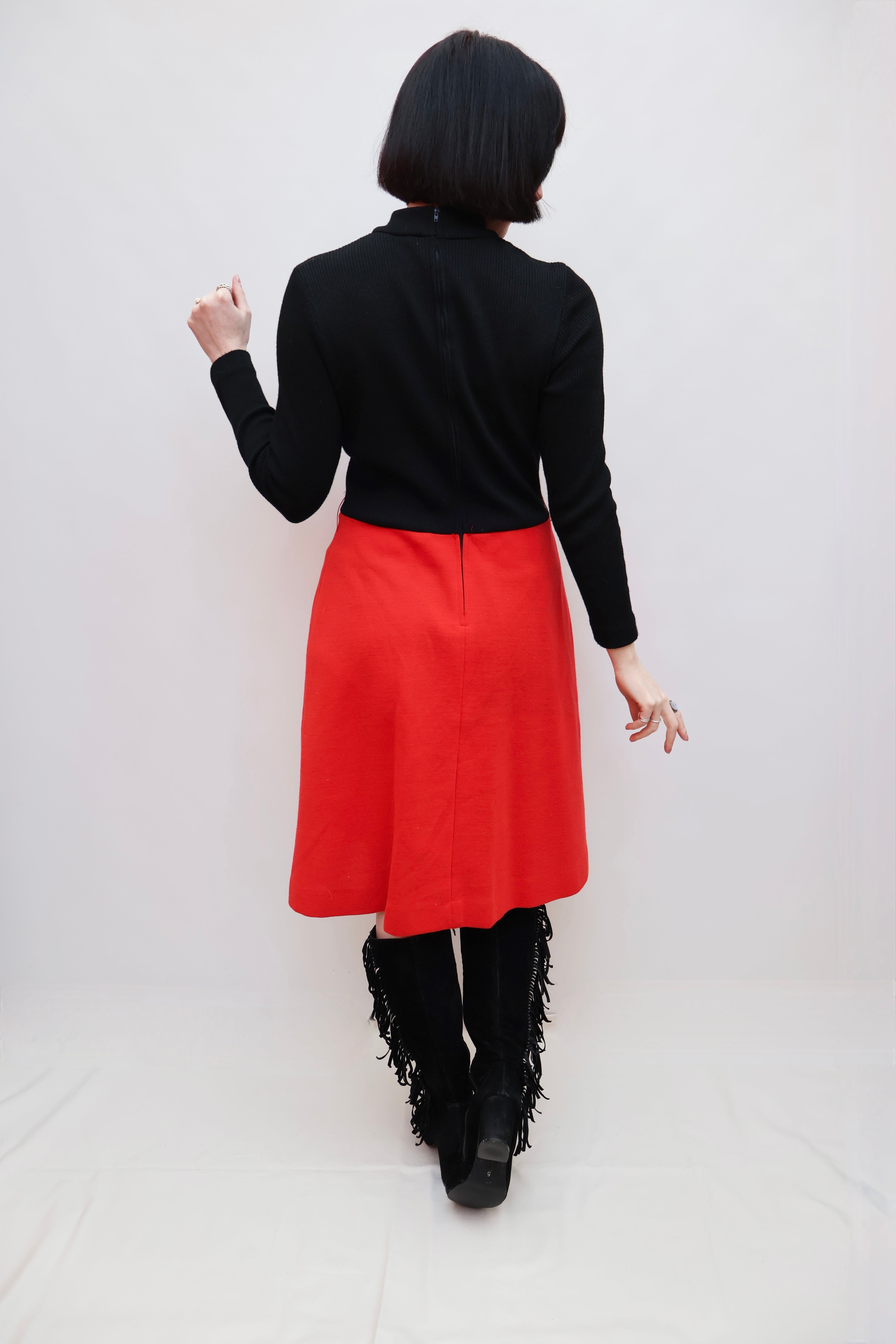 Vintage 60s Knitted Dress