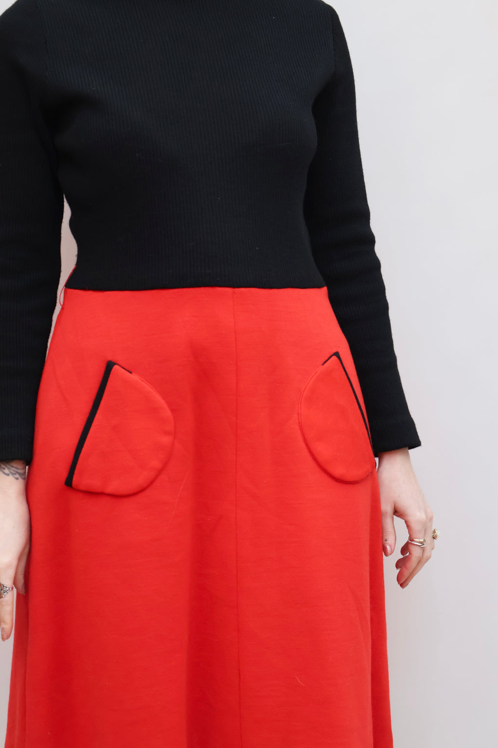 Vintage 60s Knitted Dress