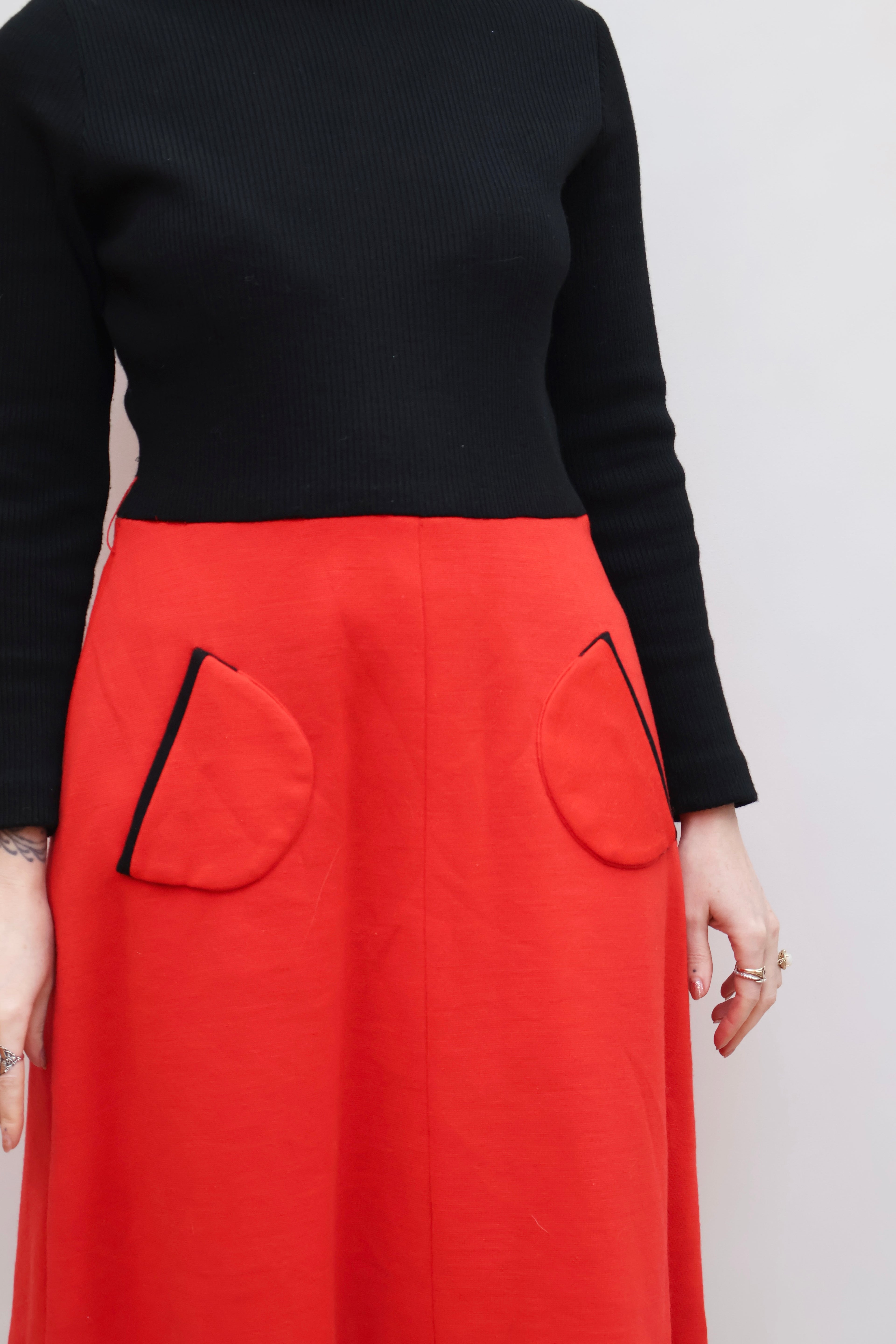 Vintage 60s Knitted Dress