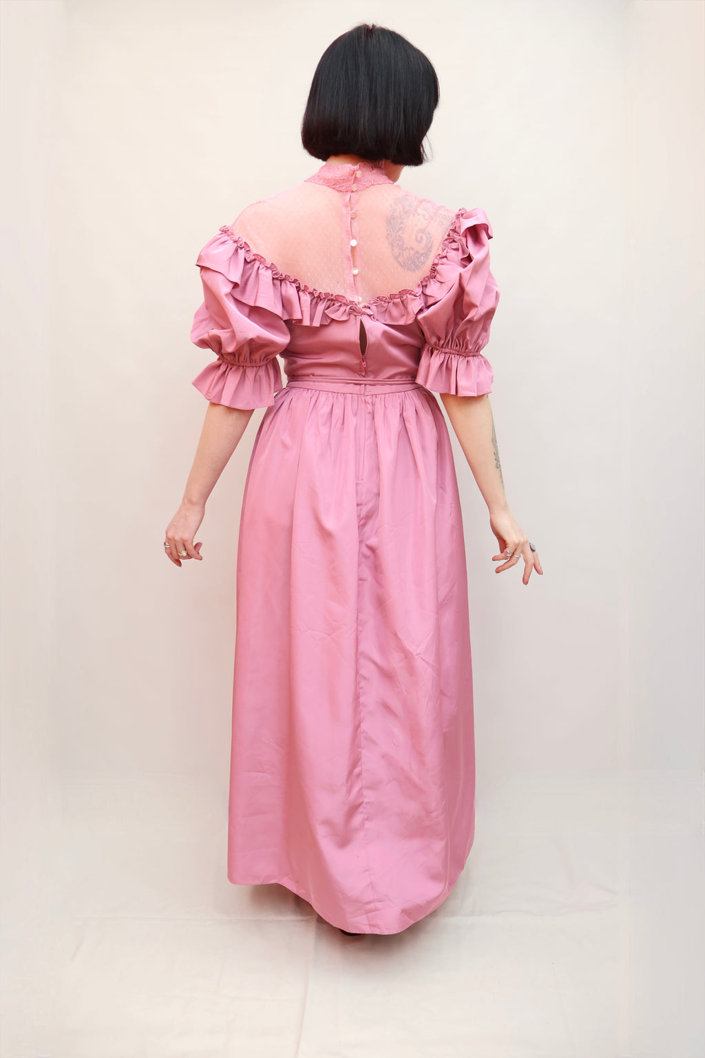 Vintage Pink Bubblegum 70s Dress
