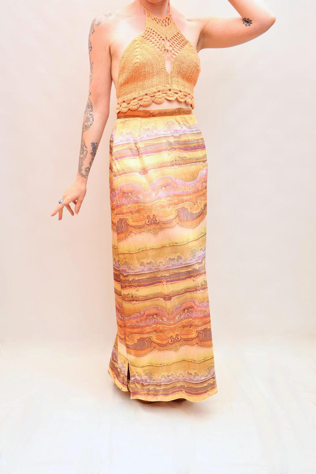 Vintage 70s Psychedelic Skirt