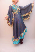 Upcycled Sari Wrap Dress
