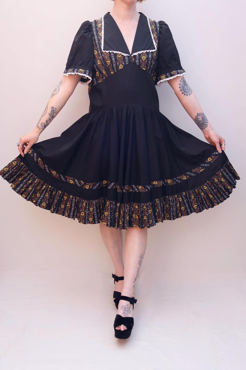 Vintage 70s Prairie Dress