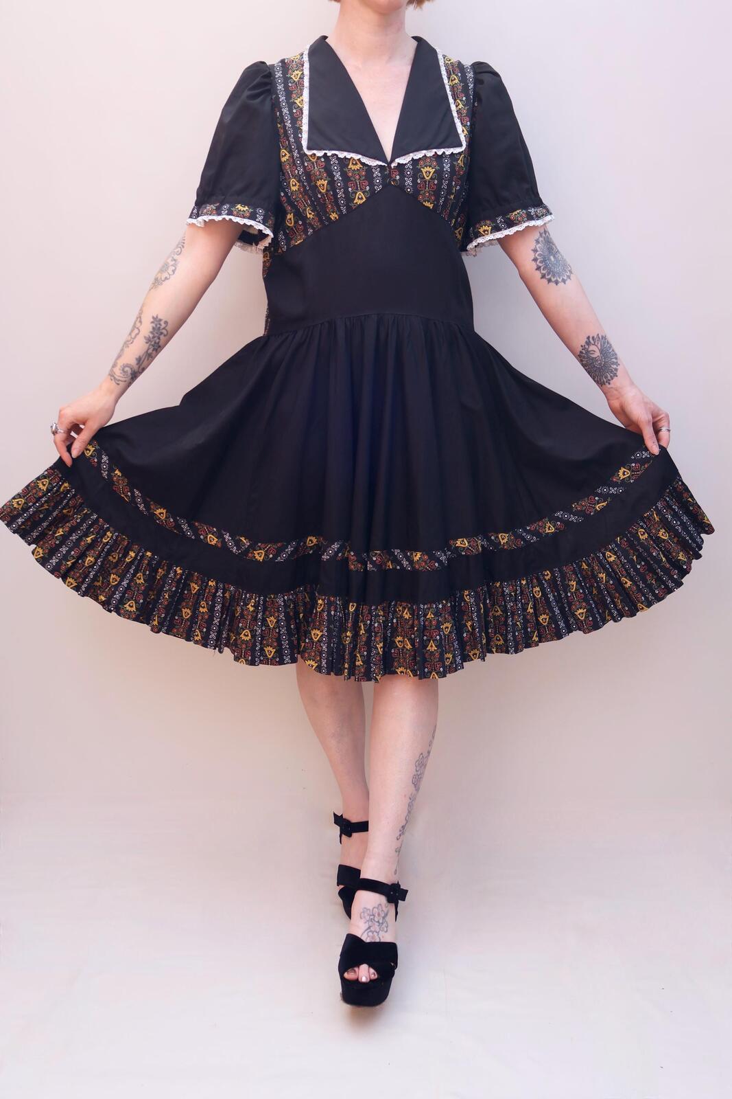 Vintage 70s Prairie Dress