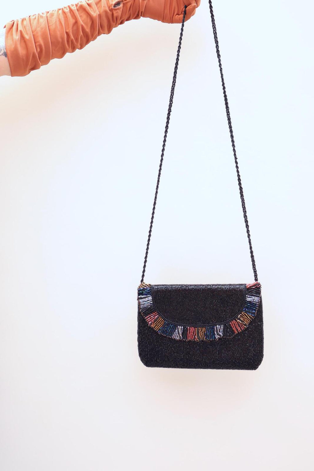 Vintage 80s Beaded Bag