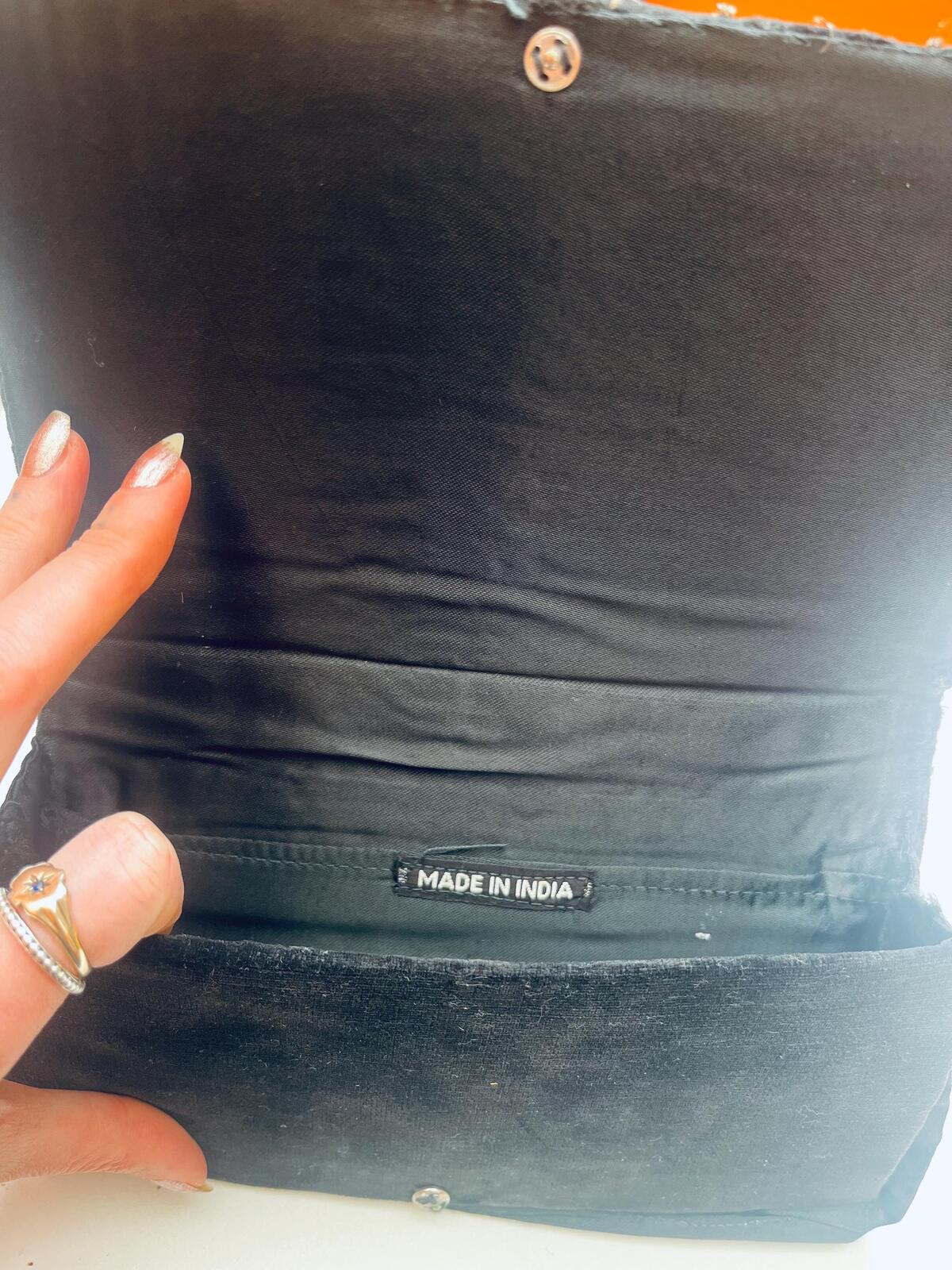 Vintage 70s Zardozi Clutch Bag