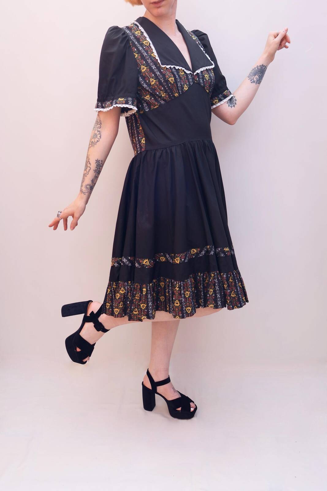 Vintage 70s Prairie Dress