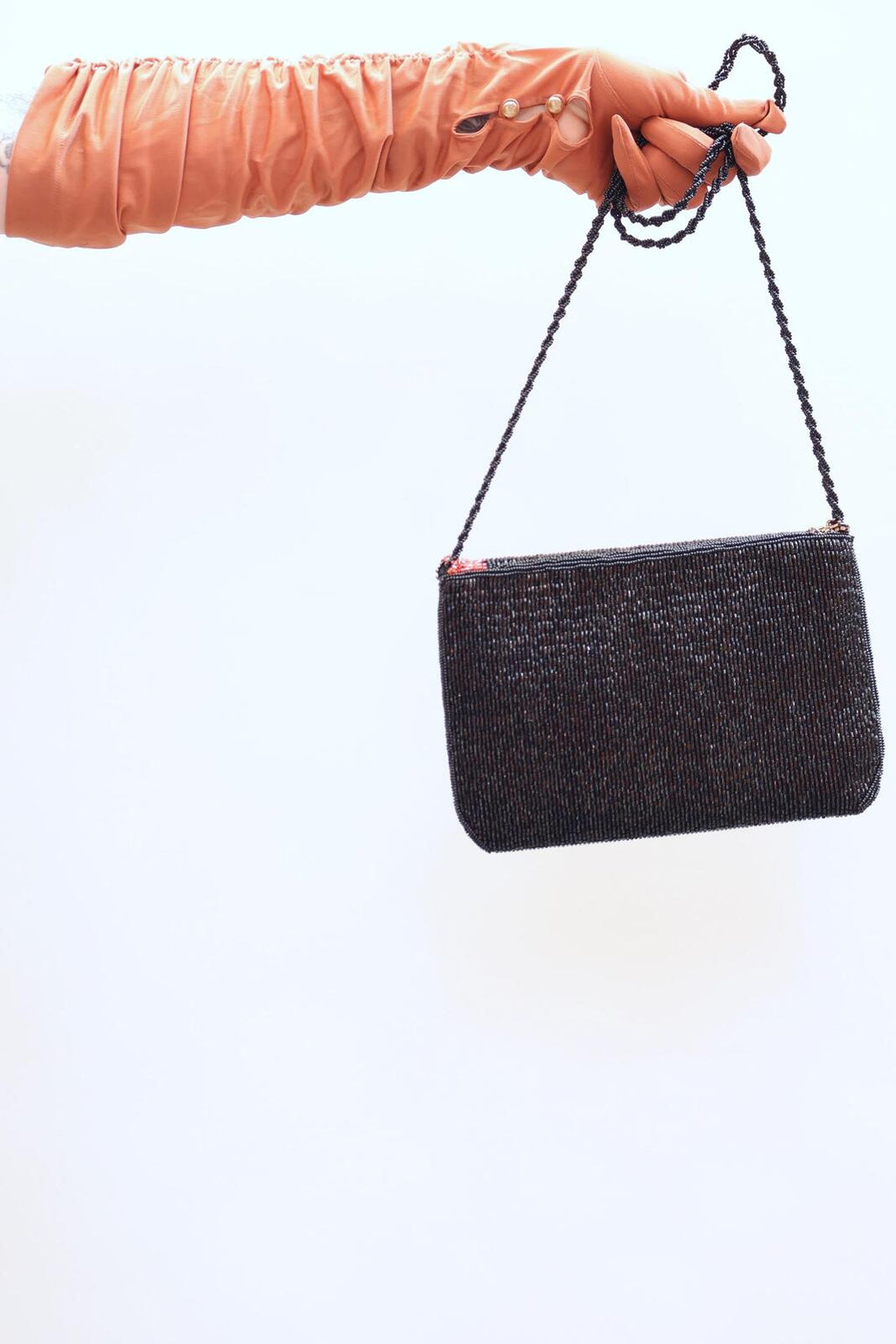 Vintage 80s Beaded Bag